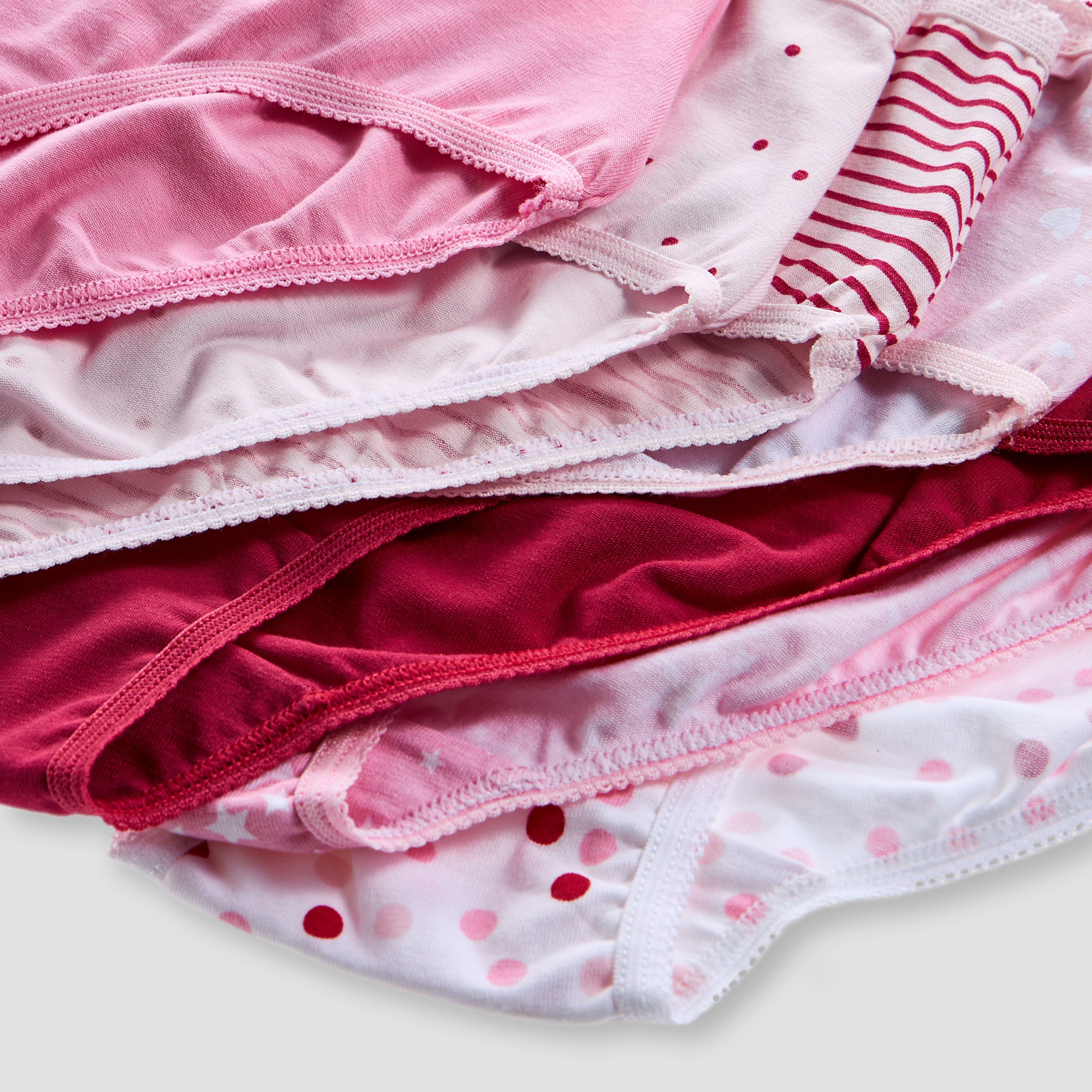 Juniors Printed Briefs with Elasticated Waistband - Set of 7-girls-clothing-innerwear-panties-image-10