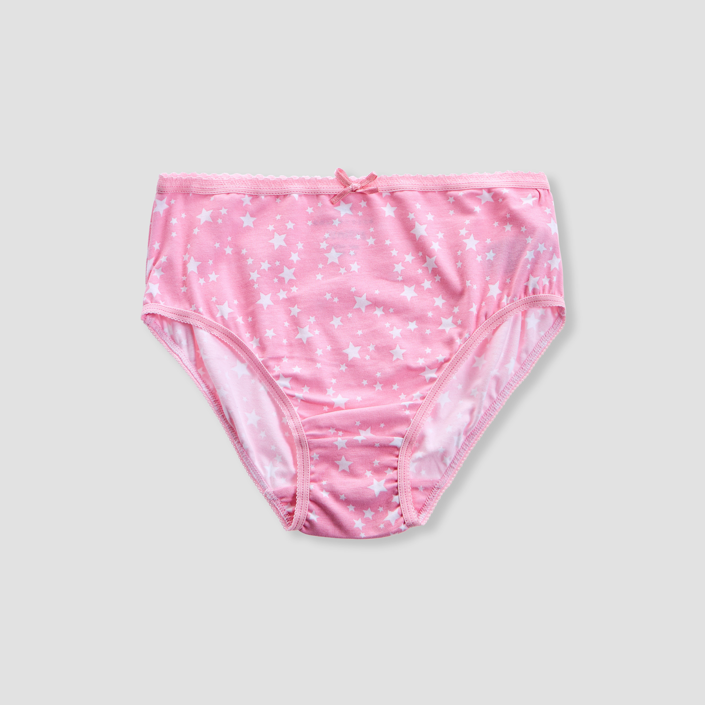 Juniors Printed Briefs with Elasticated Waistband - Set of 7-girls-clothing-innerwear-panties-image-3