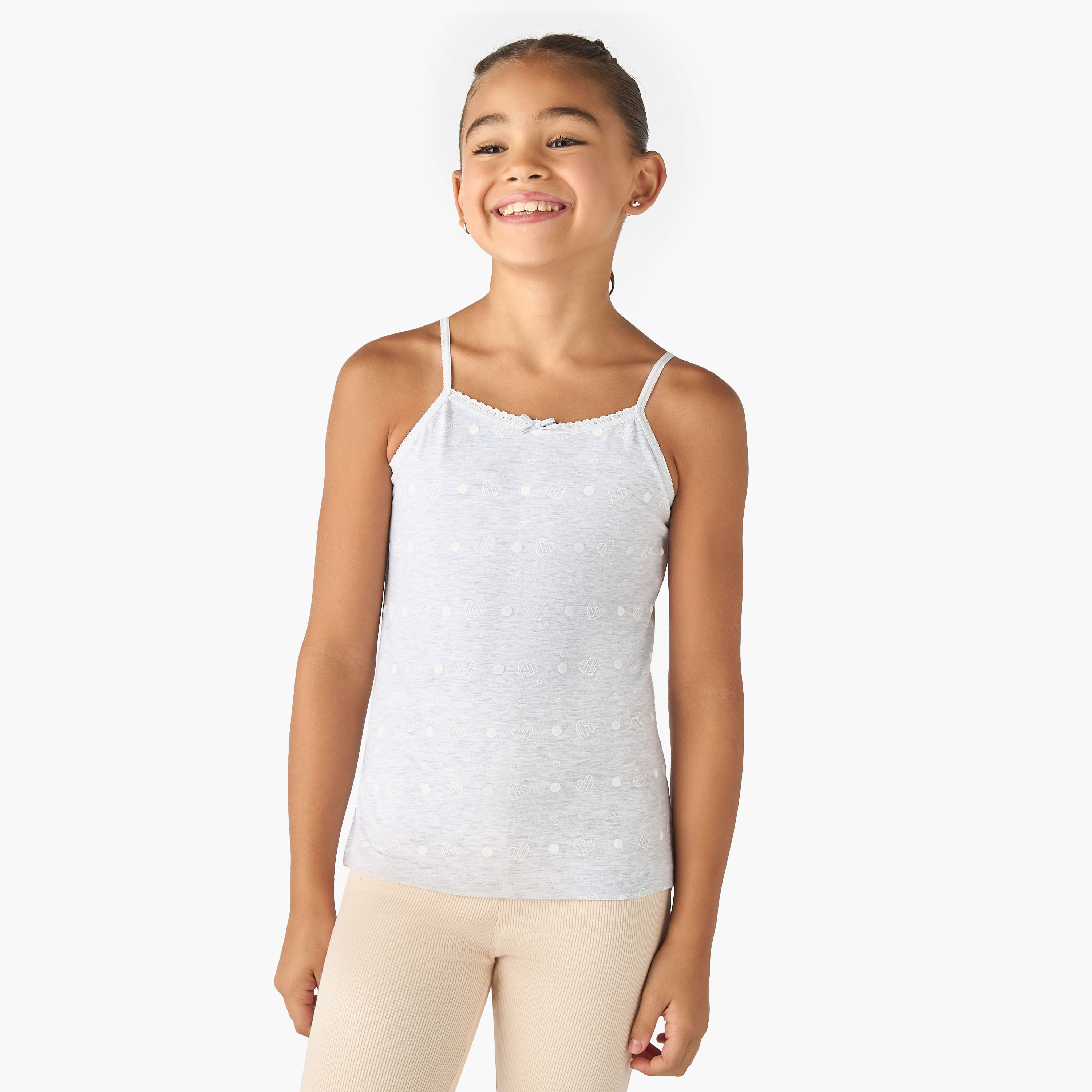 قميص داخلي بطبعات من جونيورز - طقم من 3 قطع-girls-clothing-innerwear-vests-image-6