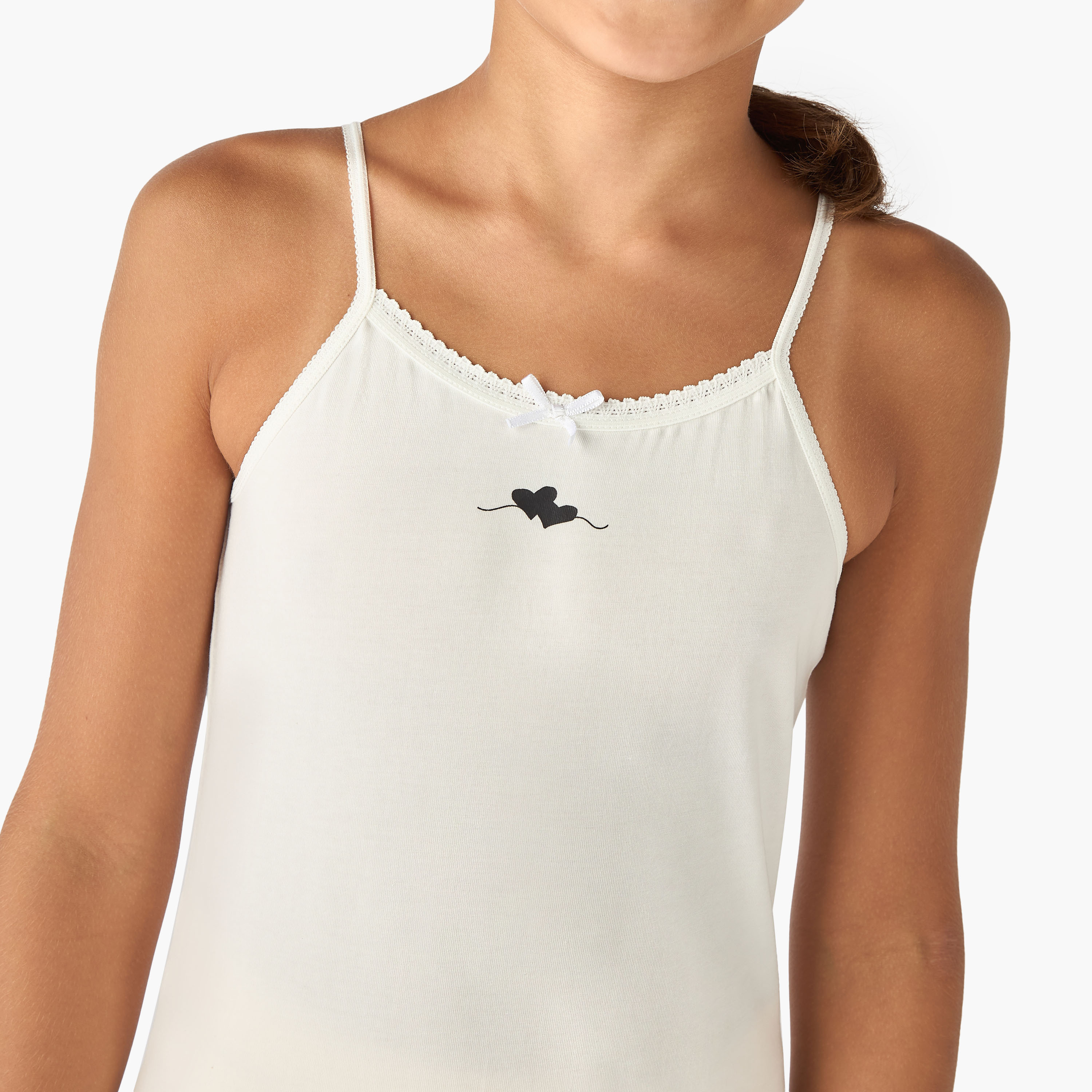 قميص داخلي بطبعات من جونيورز - طقم من 3 قطع-girls-clothing-innerwear-vests-image-7