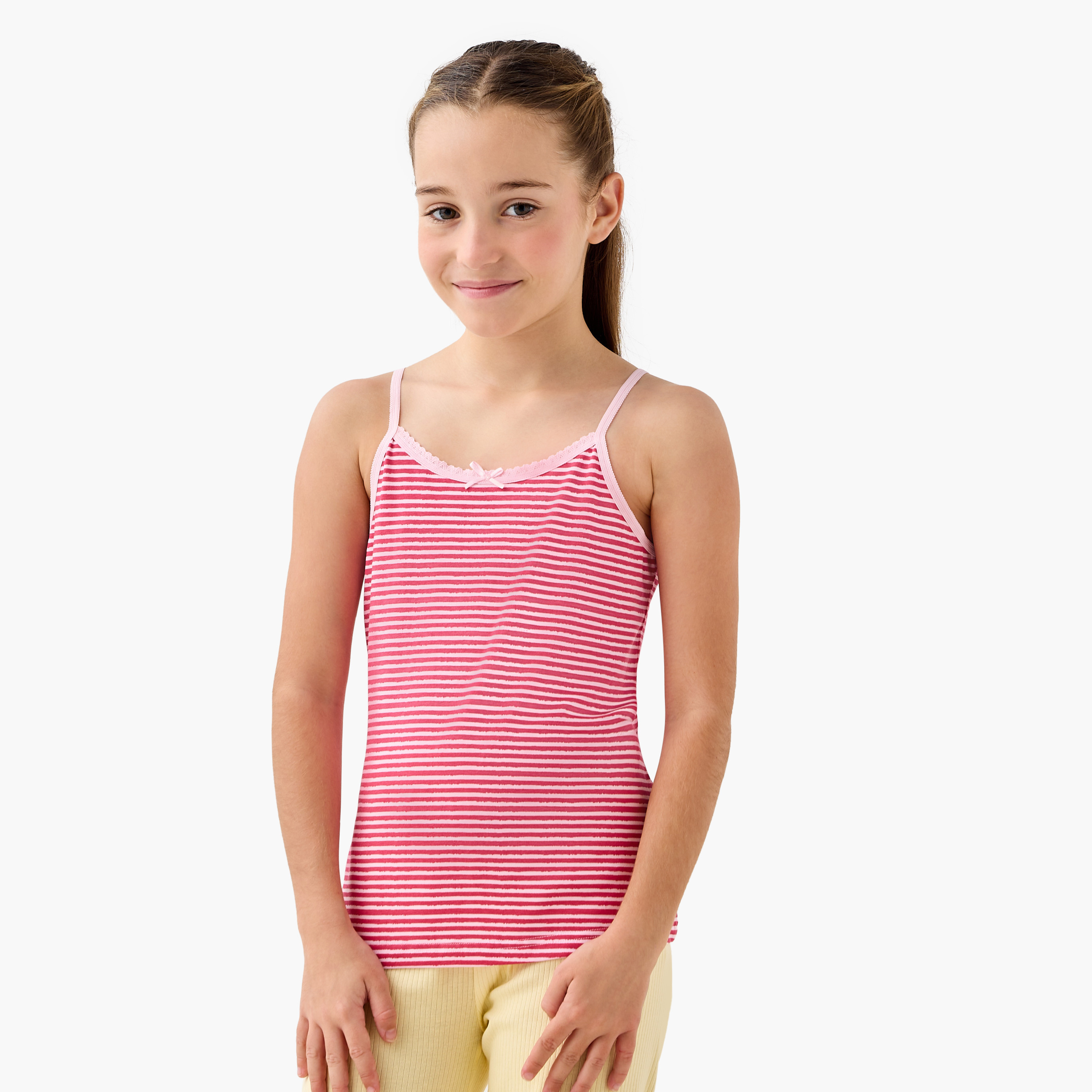 Juniors Printed Vest - Set of 7-girls-clothing-innerwear-vests-image-12