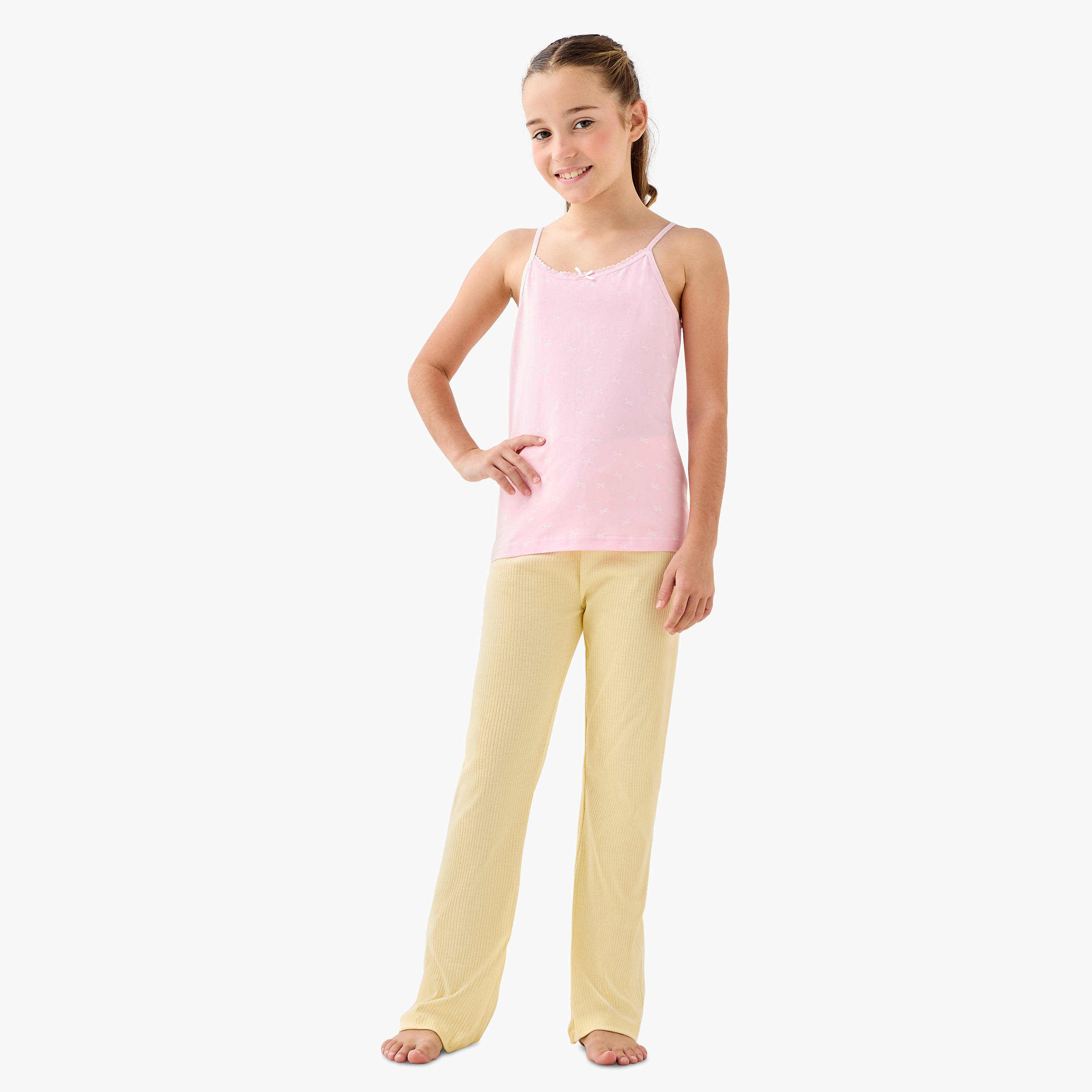 Juniors Printed Vest - Set of 7-girls-clothing-innerwear-vests-image-3