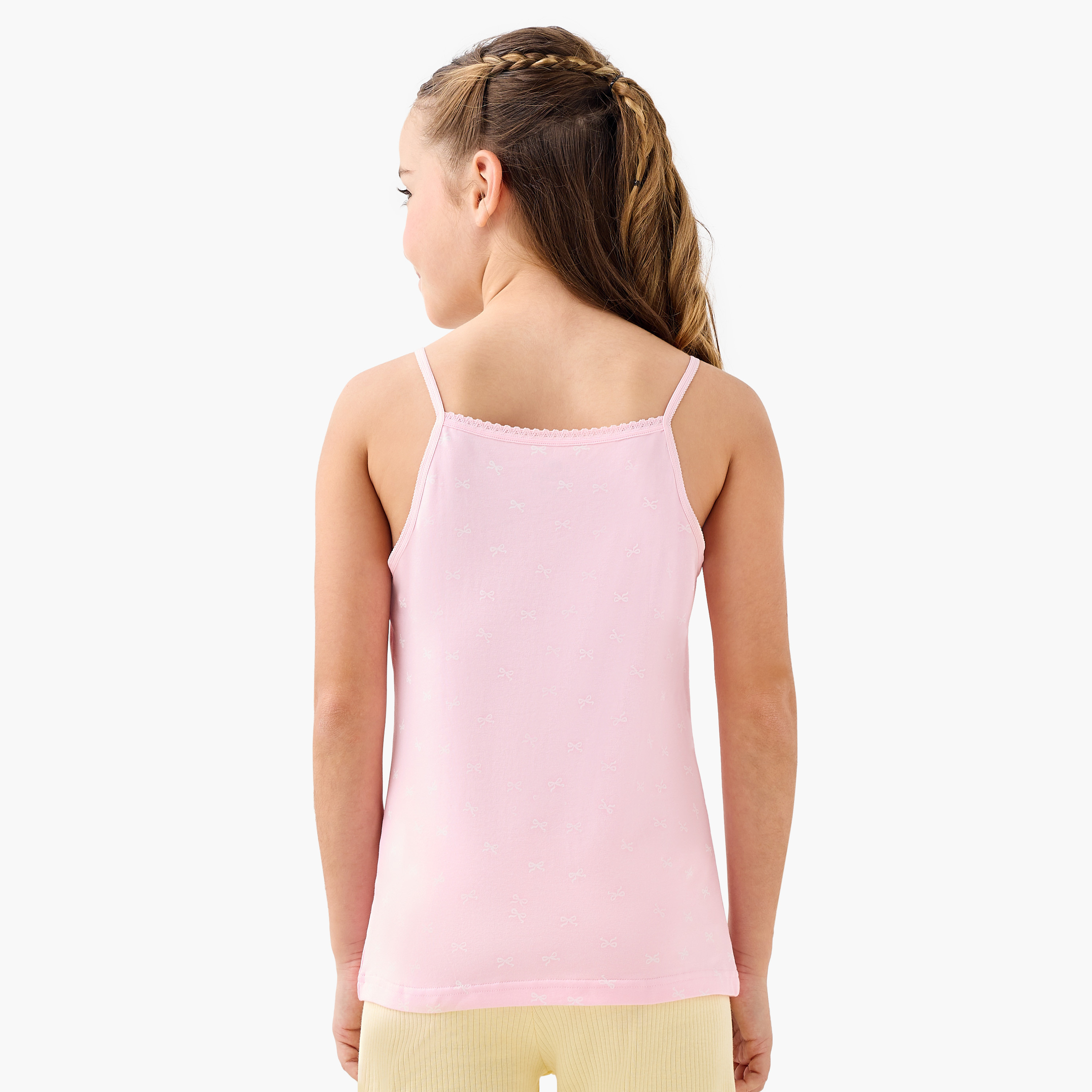 Juniors Printed Vest - Set of 7-girls-clothing-innerwear-vests-image-4