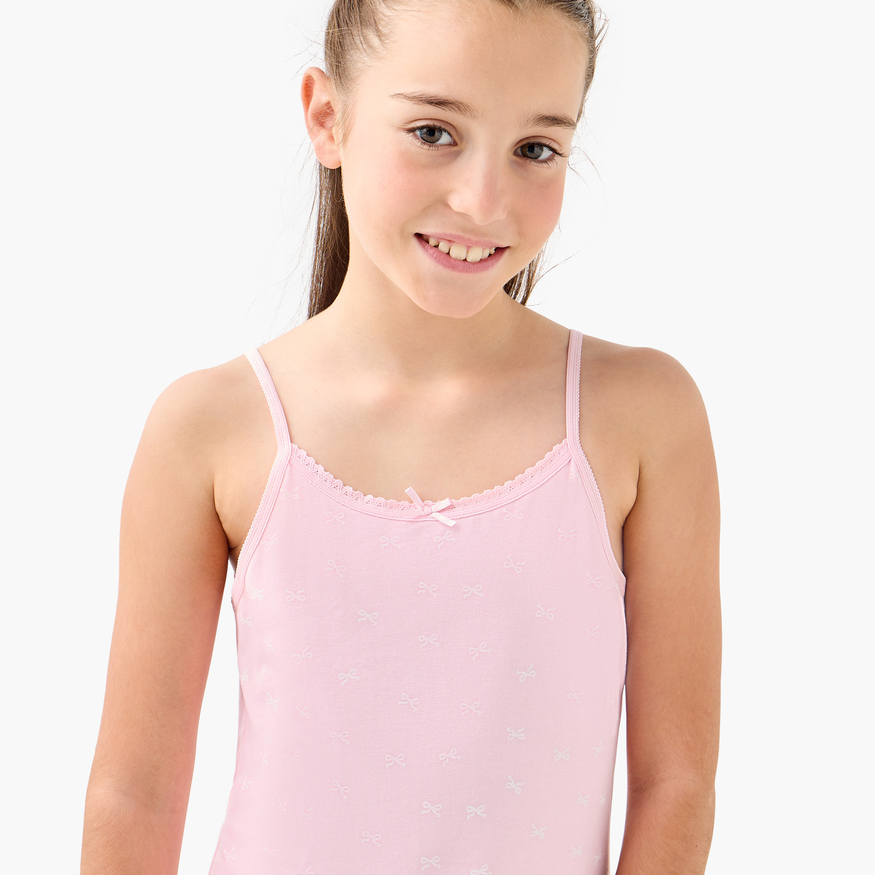 Juniors Printed Vest - Set of 7-girls-clothing-innerwear-vests-image-5