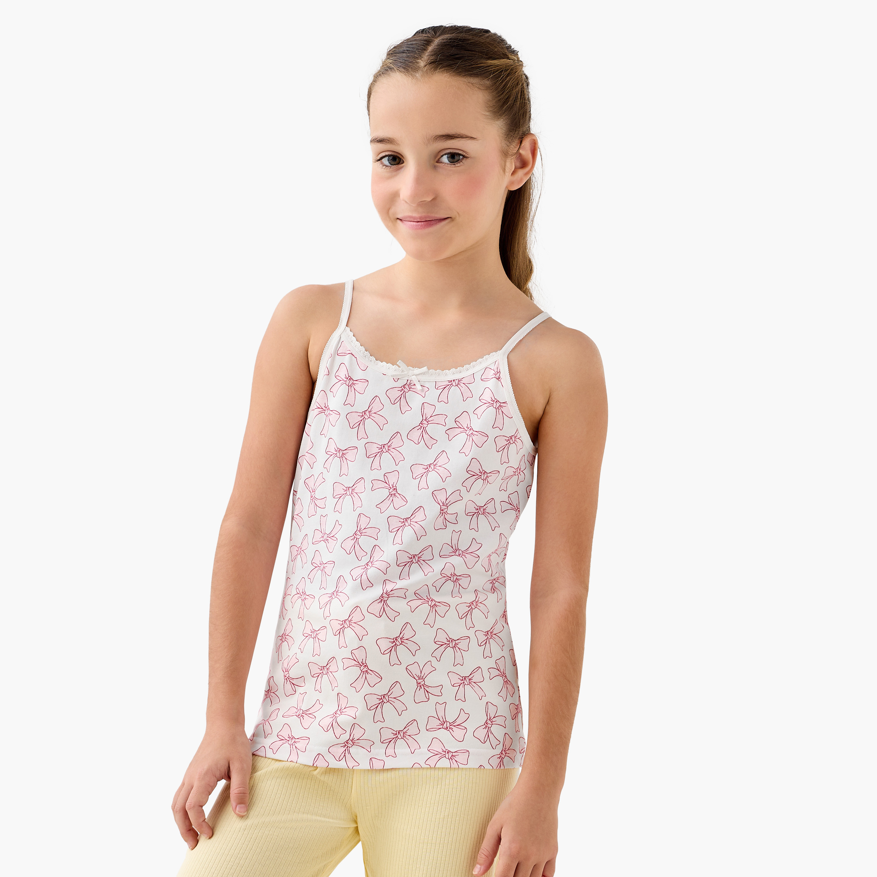 Juniors Printed Vest - Set of 7-girls-clothing-innerwear-vests-image-7