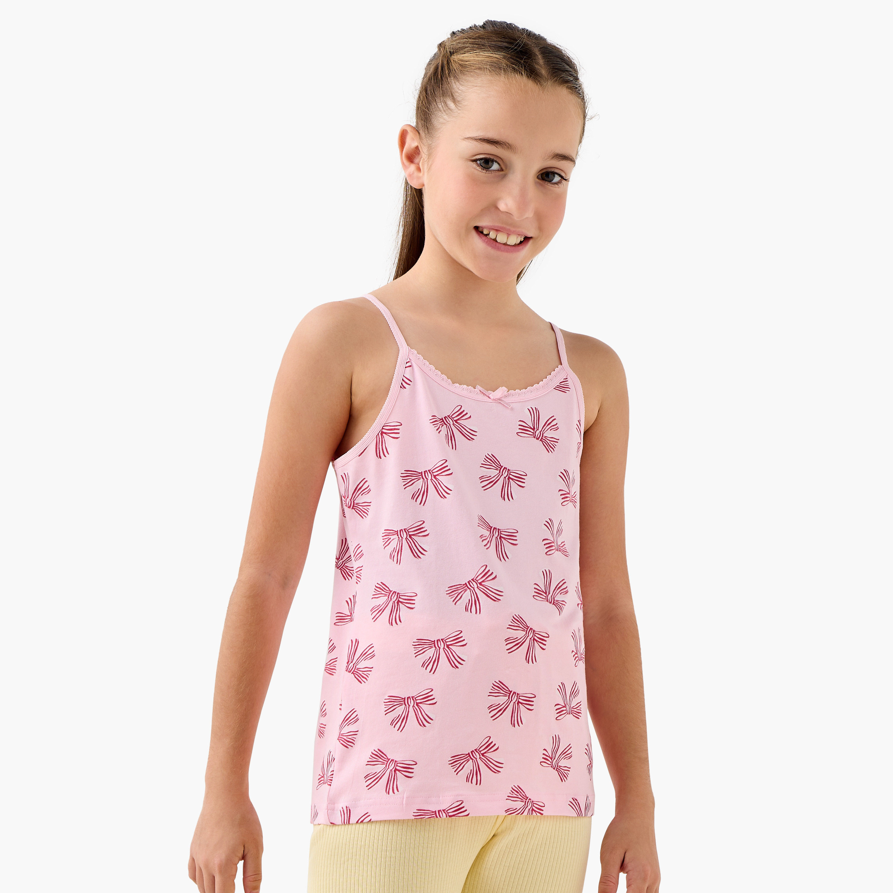 Juniors Printed Vest - Set of 7-girls-clothing-innerwear-vests-image-8