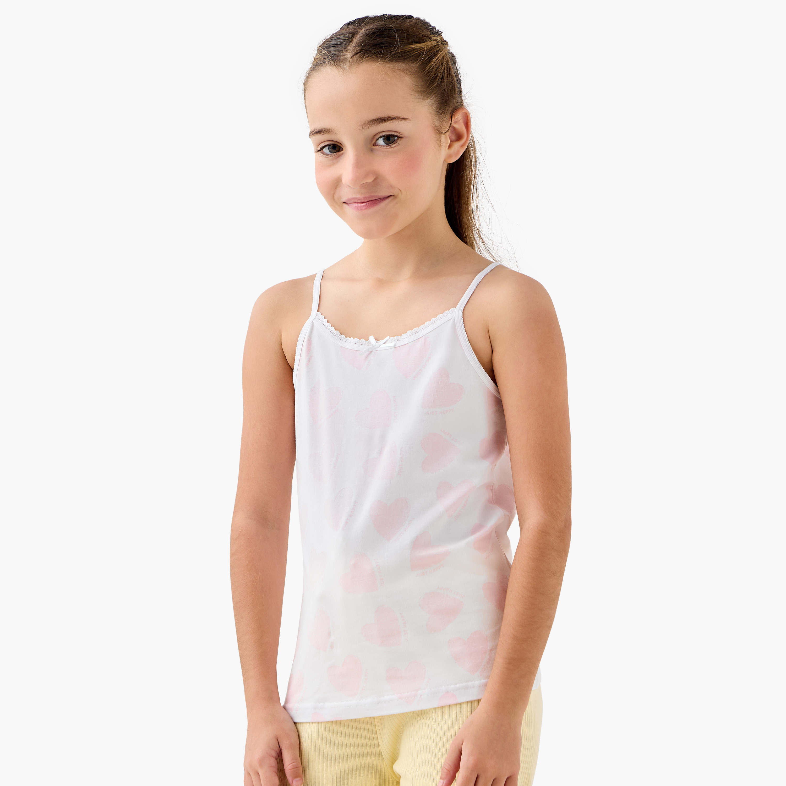 Juniors Printed Vest - Set of 7-girls-clothing-innerwear-vests-image-9