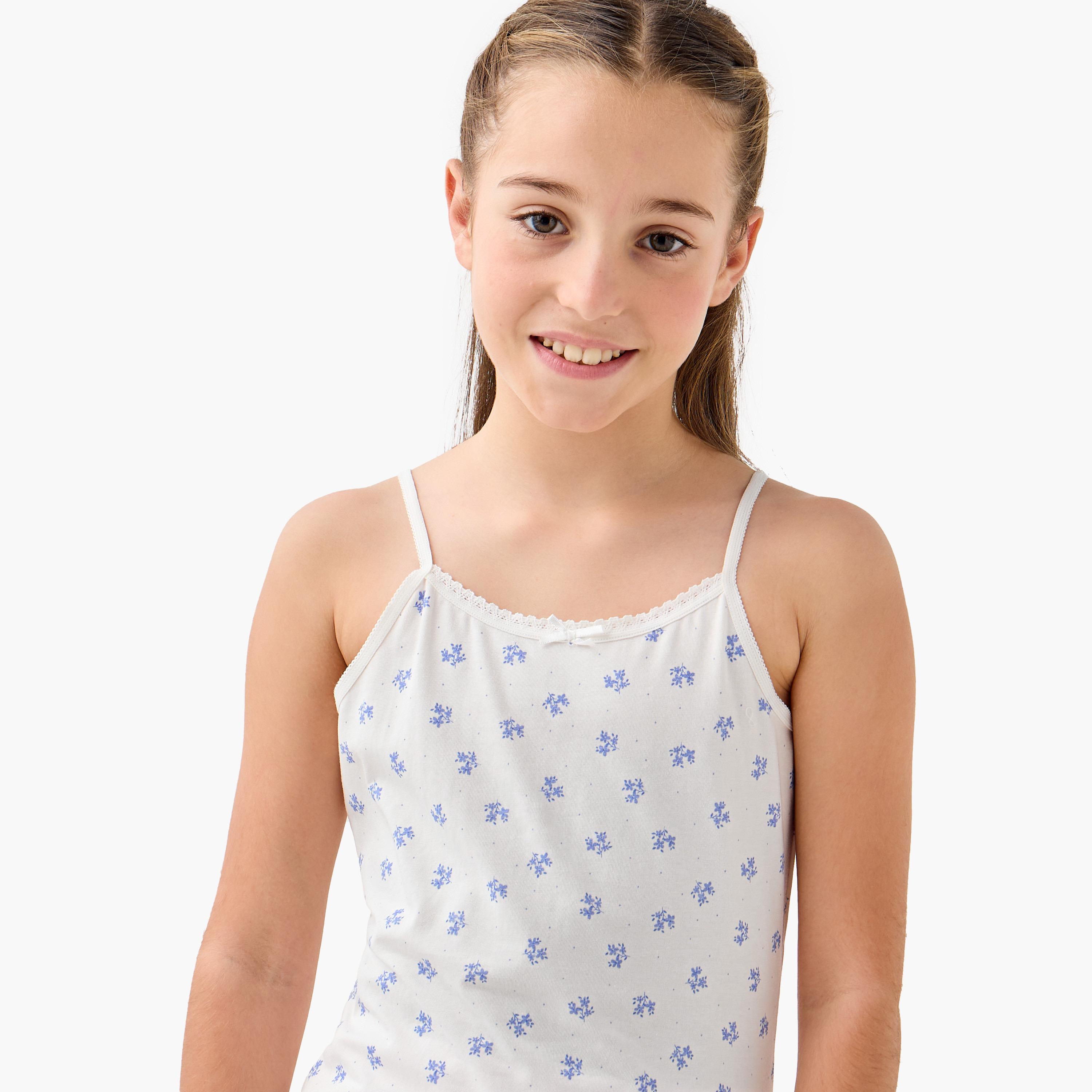Juniors Printed Vest - Set of 7-girls-clothing-innerwear-vests-image-10
