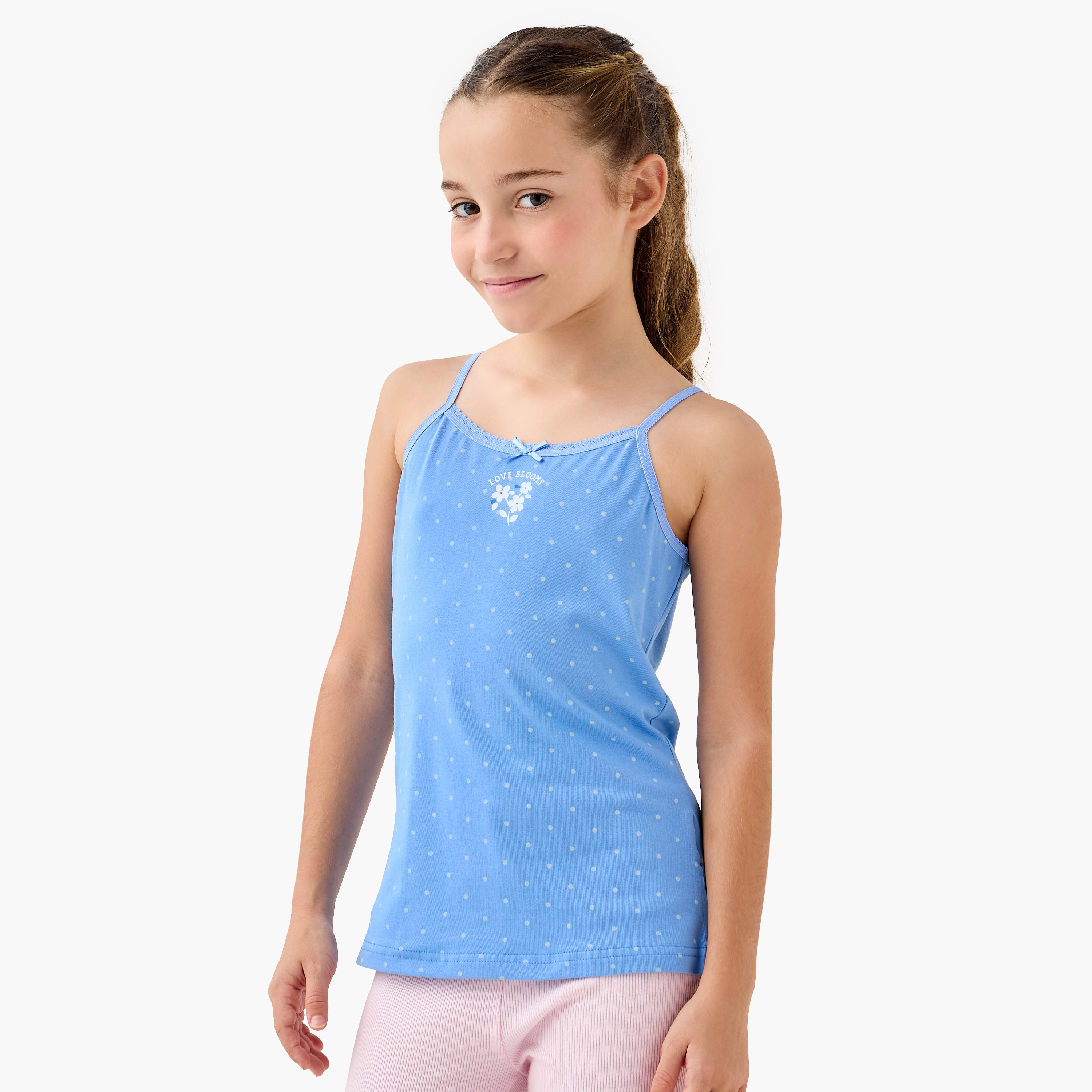 Juniors Printed Vest - Set of 7-girls-clothing-innerwear-vests-image-7