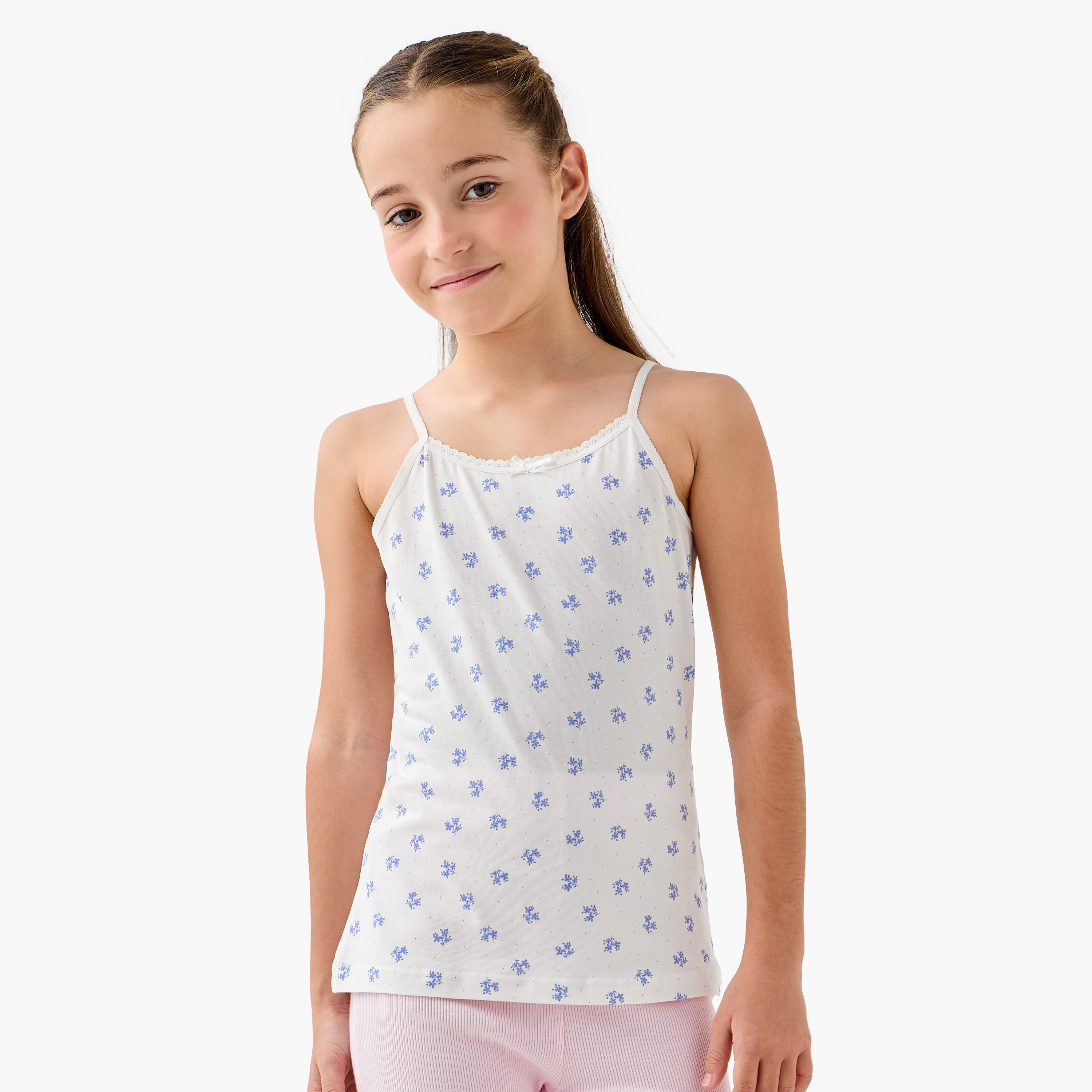 Juniors Printed Vest - Set of 7-girls-clothing-innerwear-vests-image-8