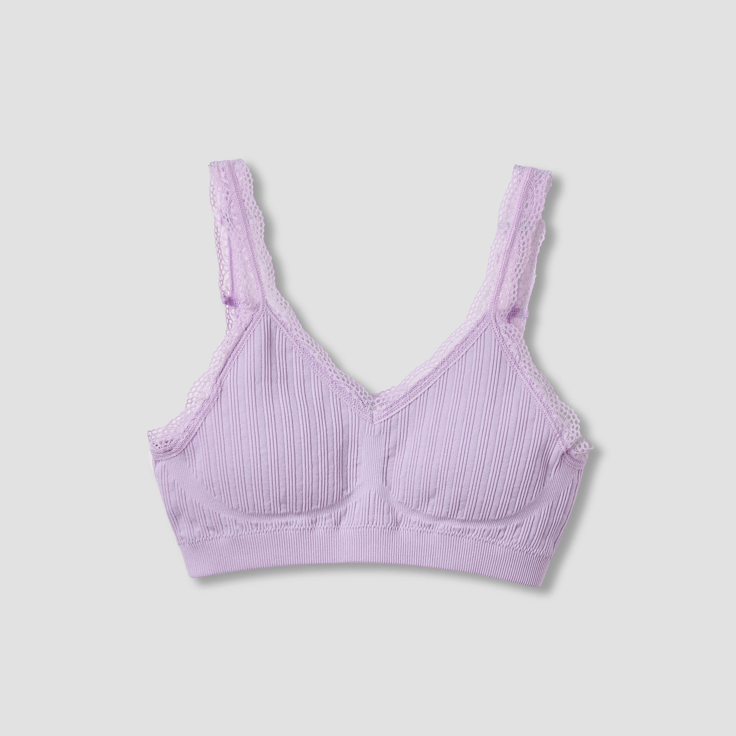 Pack of 2 Juniors Cotton Trainer Bra with Ribbed Design-girls-clothing-innerwear-bras-image-2