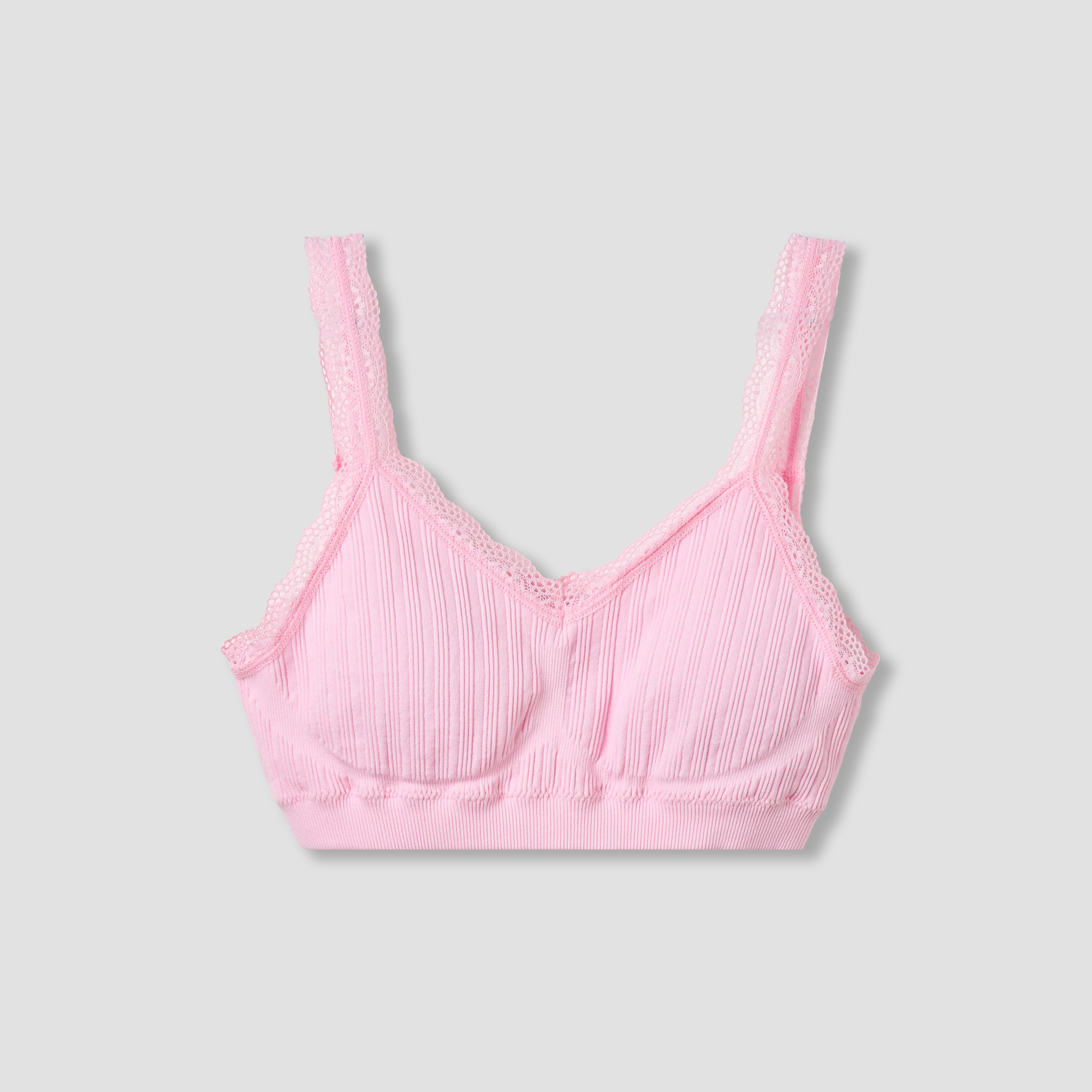 Pack of 2 Juniors Cotton Trainer Bra with Ribbed Design-girls-clothing-innerwear-bras-image-3
