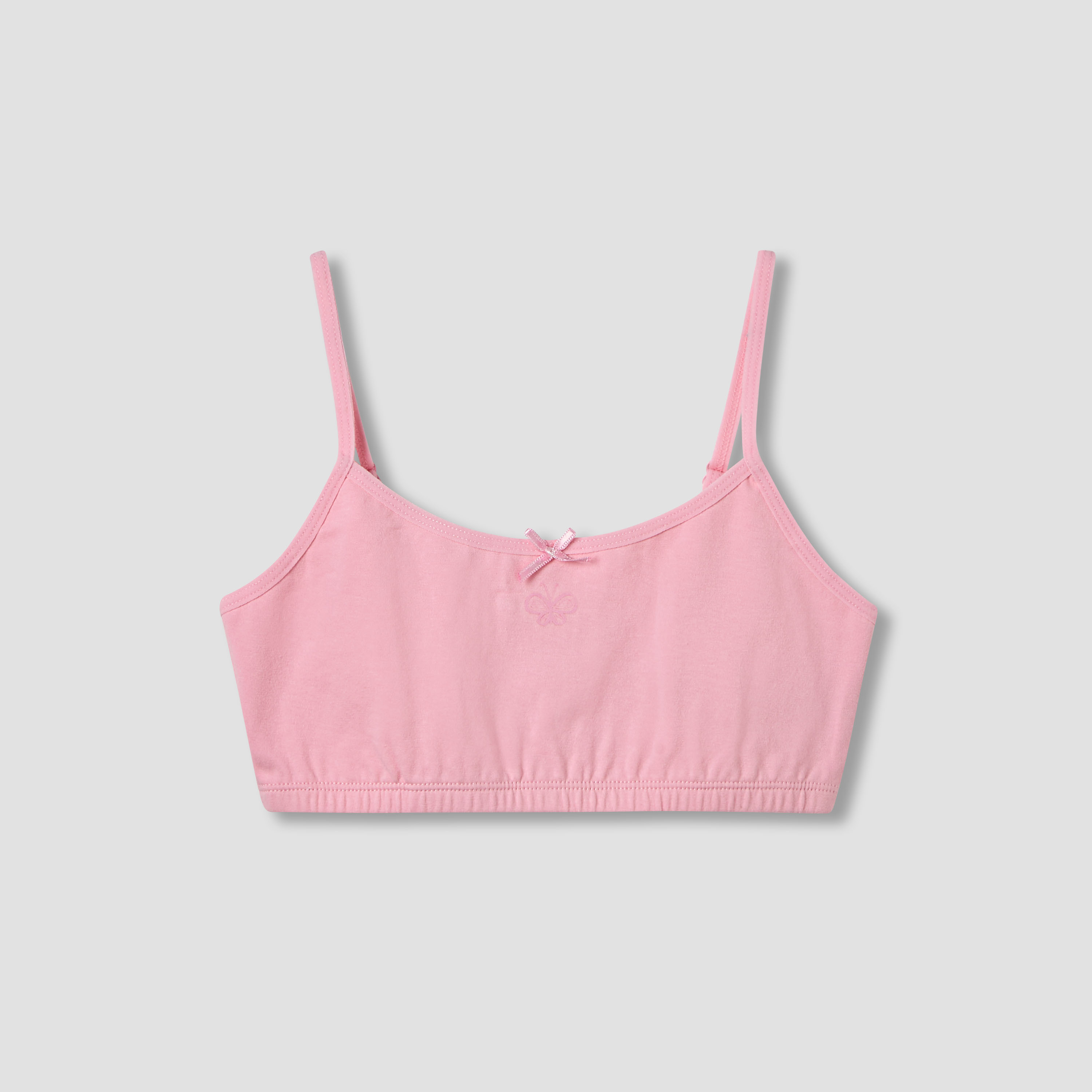 Pack of 2 Juniors Cotton Training Bra with Adjustable Straps-girls-clothing-innerwear-bras-image-2