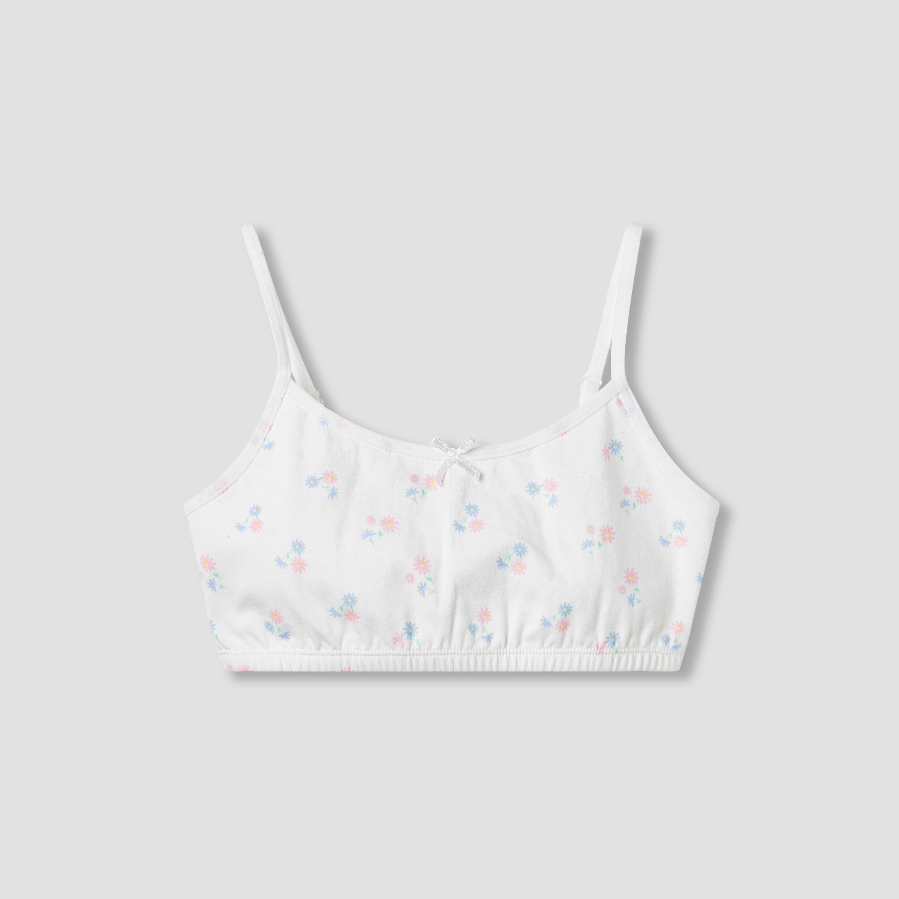 Pack of 2 Juniors Cotton Training Bra with Adjustable Straps-girls-clothing-innerwear-bras-image-3