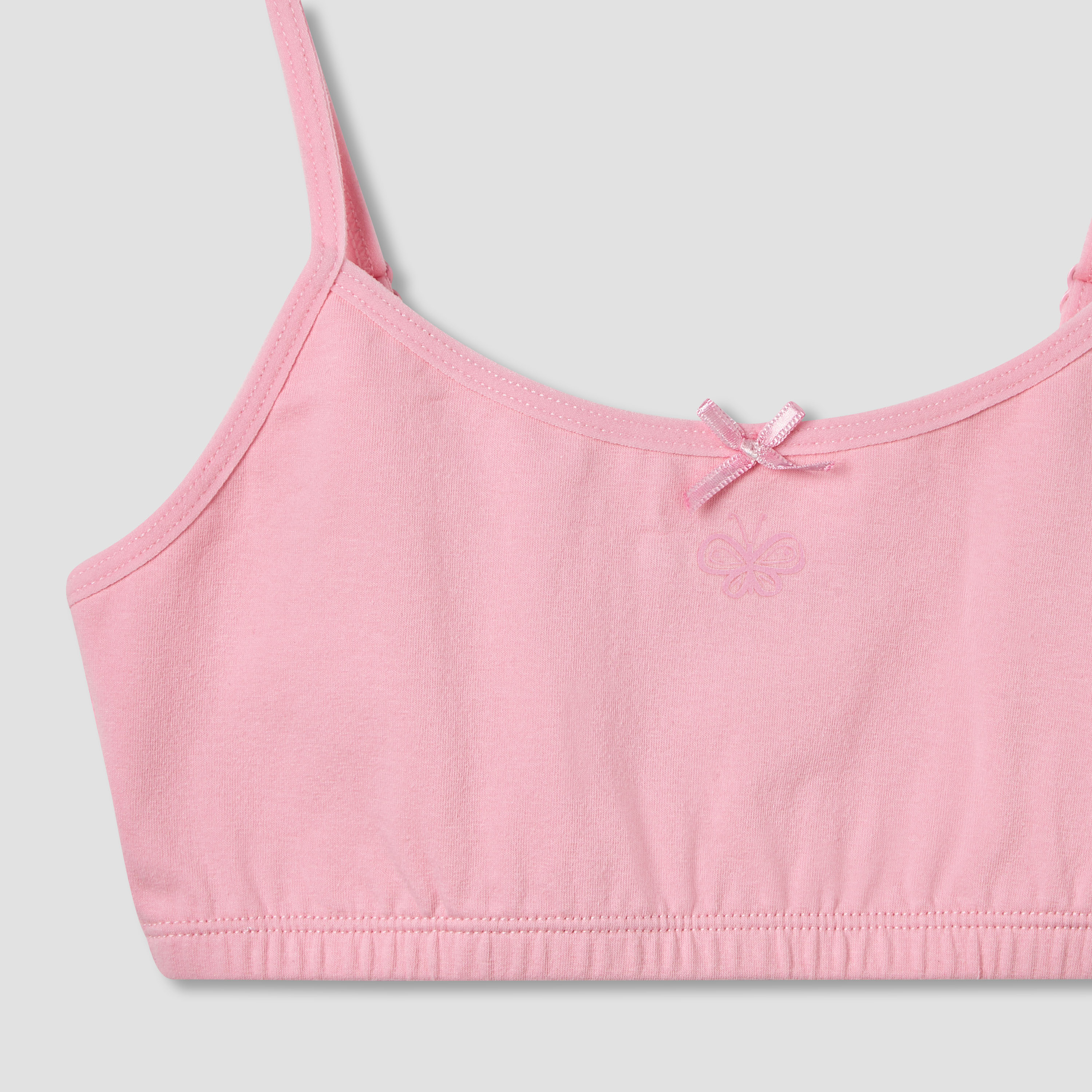 Pack of 2 Juniors Cotton Training Bra with Adjustable Straps-girls-clothing-innerwear-bras-image-4