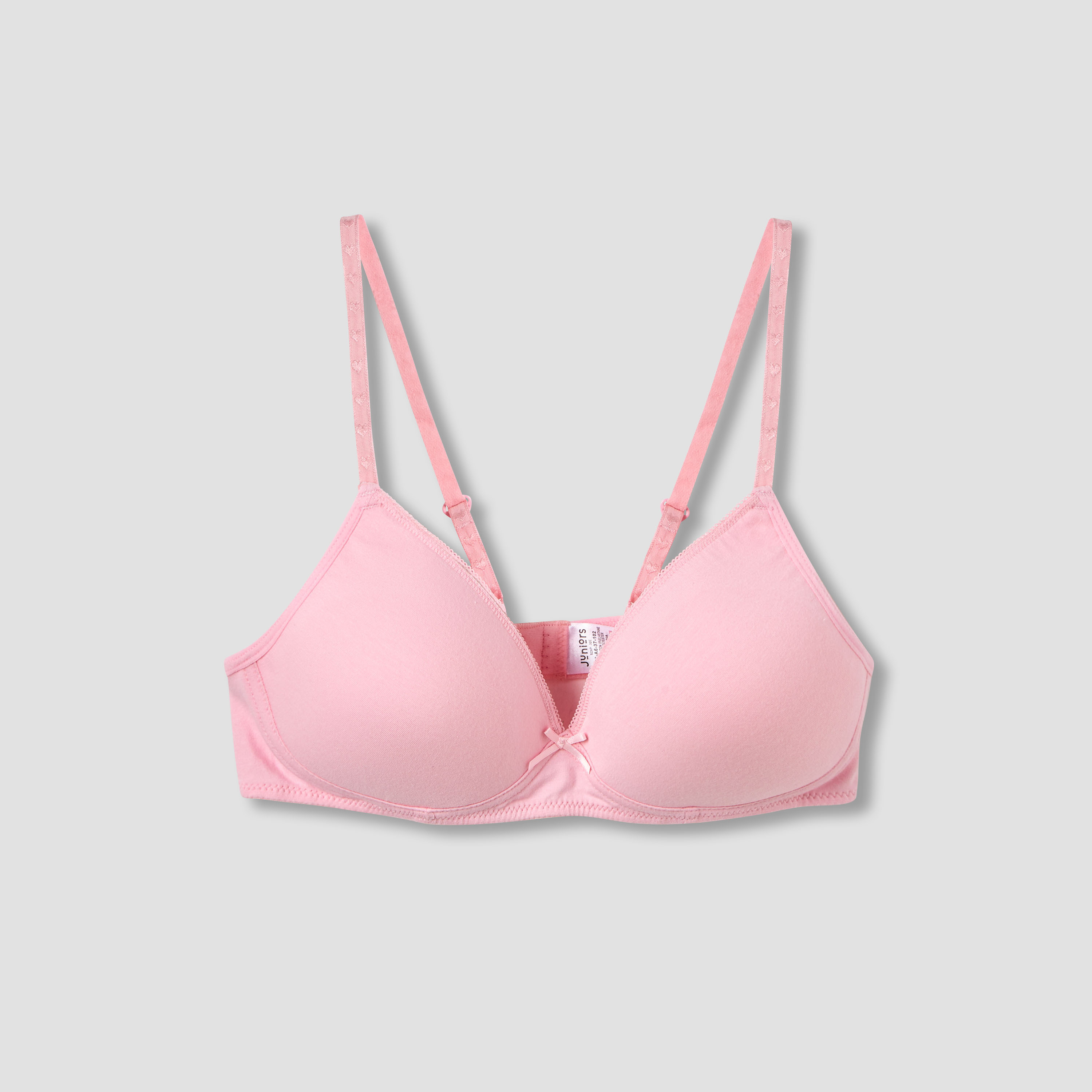 Pack of 2 Juniors Cotton Training Bra with Adjustable Straps-girls-clothing-innerwear-bras-image-3