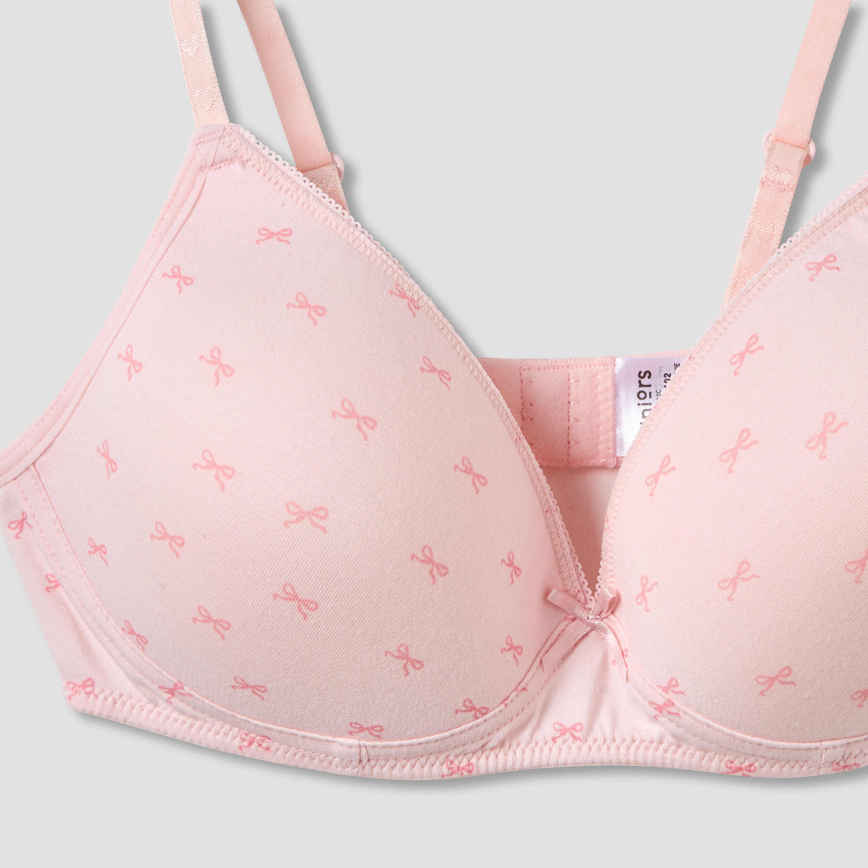 Pack of 2 Juniors Cotton Training Bra with Adjustable Straps-girls-clothing-innerwear-bras-image-4