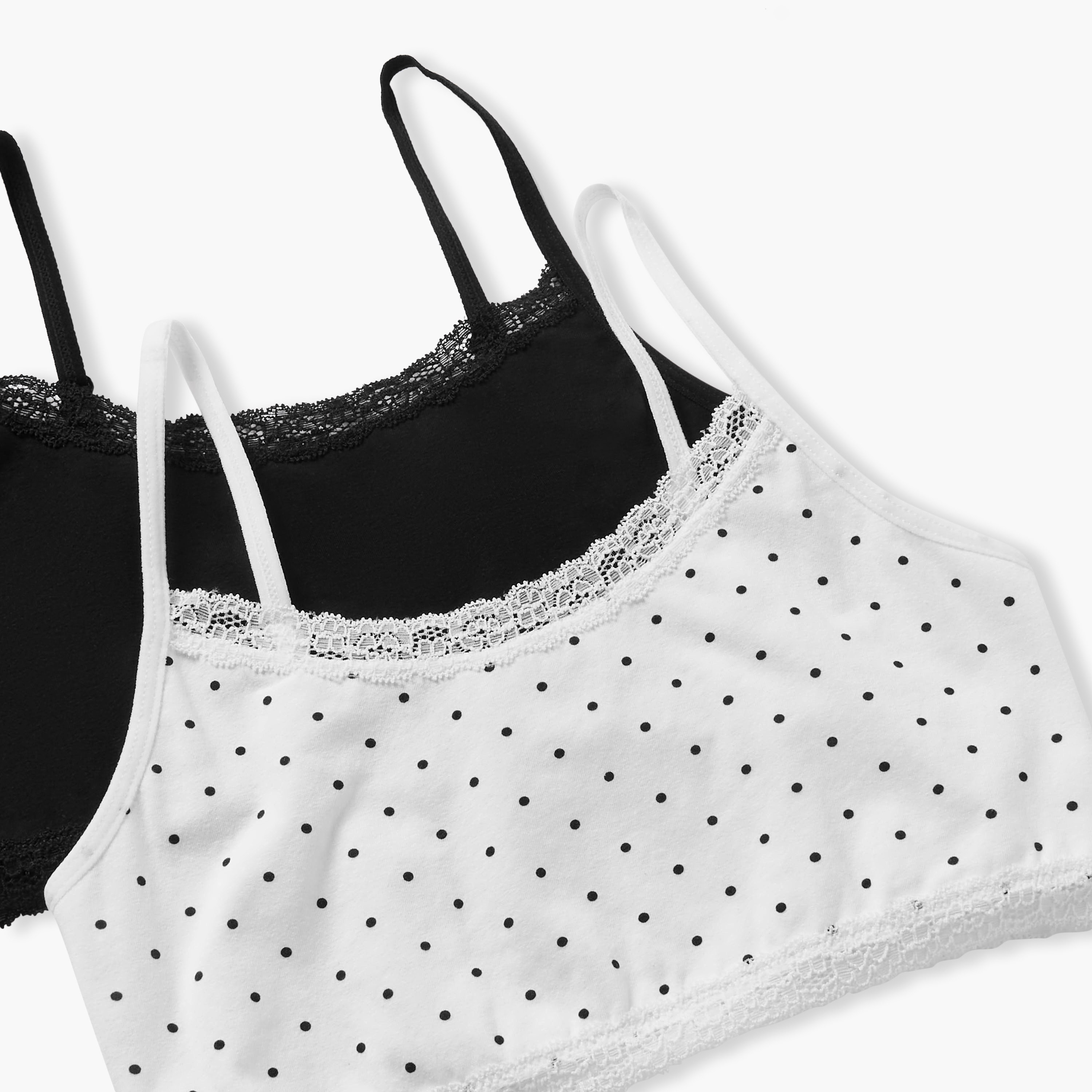 Juniors Girls Trainer Bra with Print - Cotton - Set of 2-girls-clothing-innerwear-bras-image-4