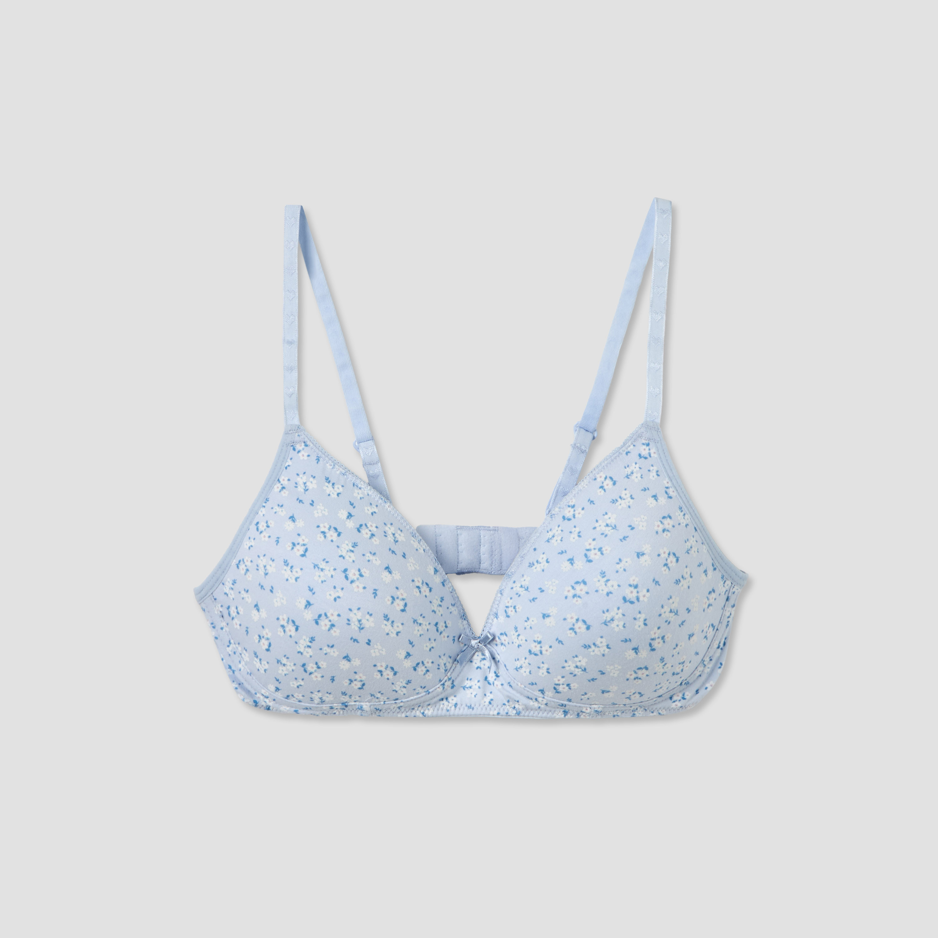 Pack of 2 Juniors Cotton Trainer Bra with Assorted Design-girls-clothing-innerwear-bras-image-2