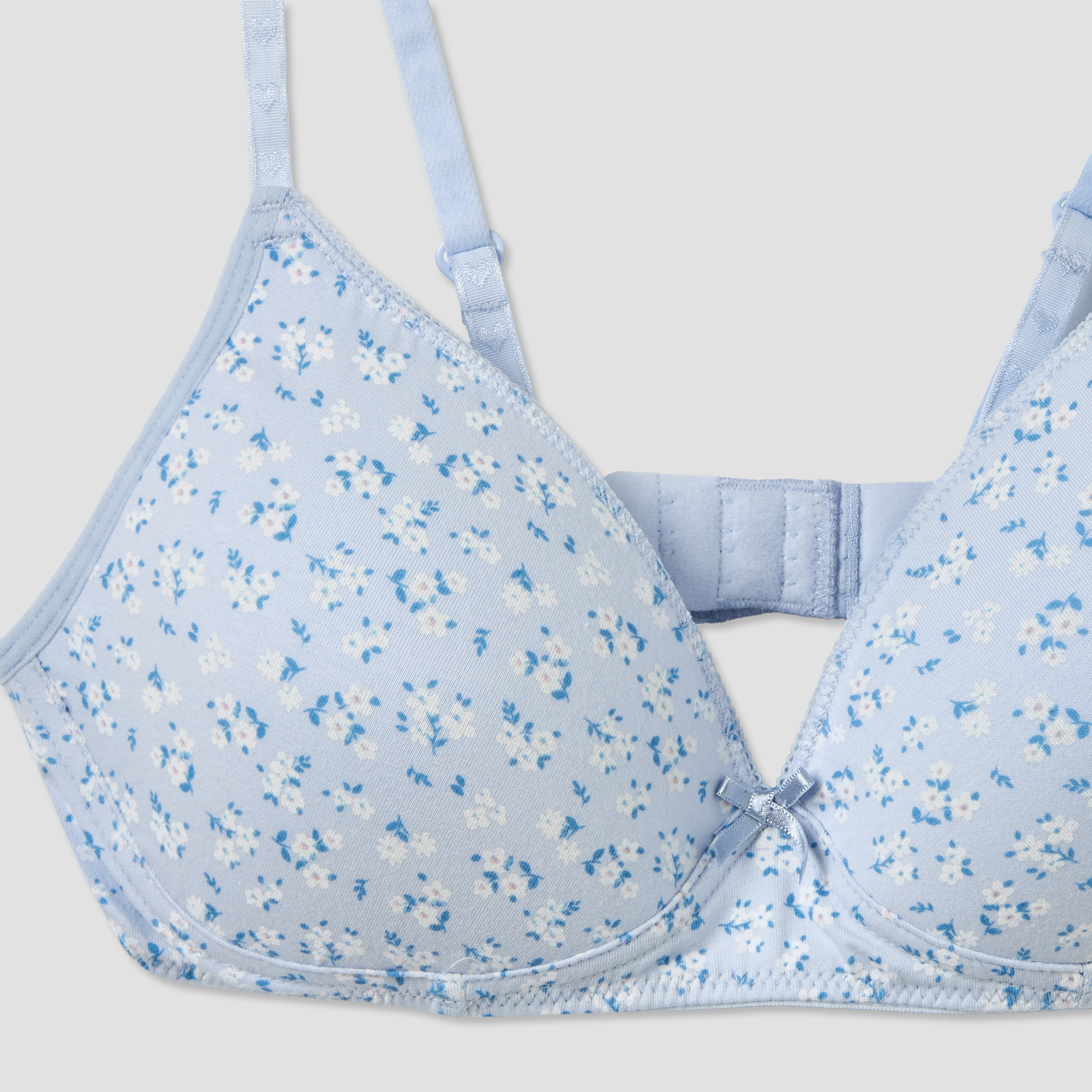 Pack of 2 Juniors Cotton Trainer Bra with Assorted Design-girls-clothing-innerwear-bras-image-4