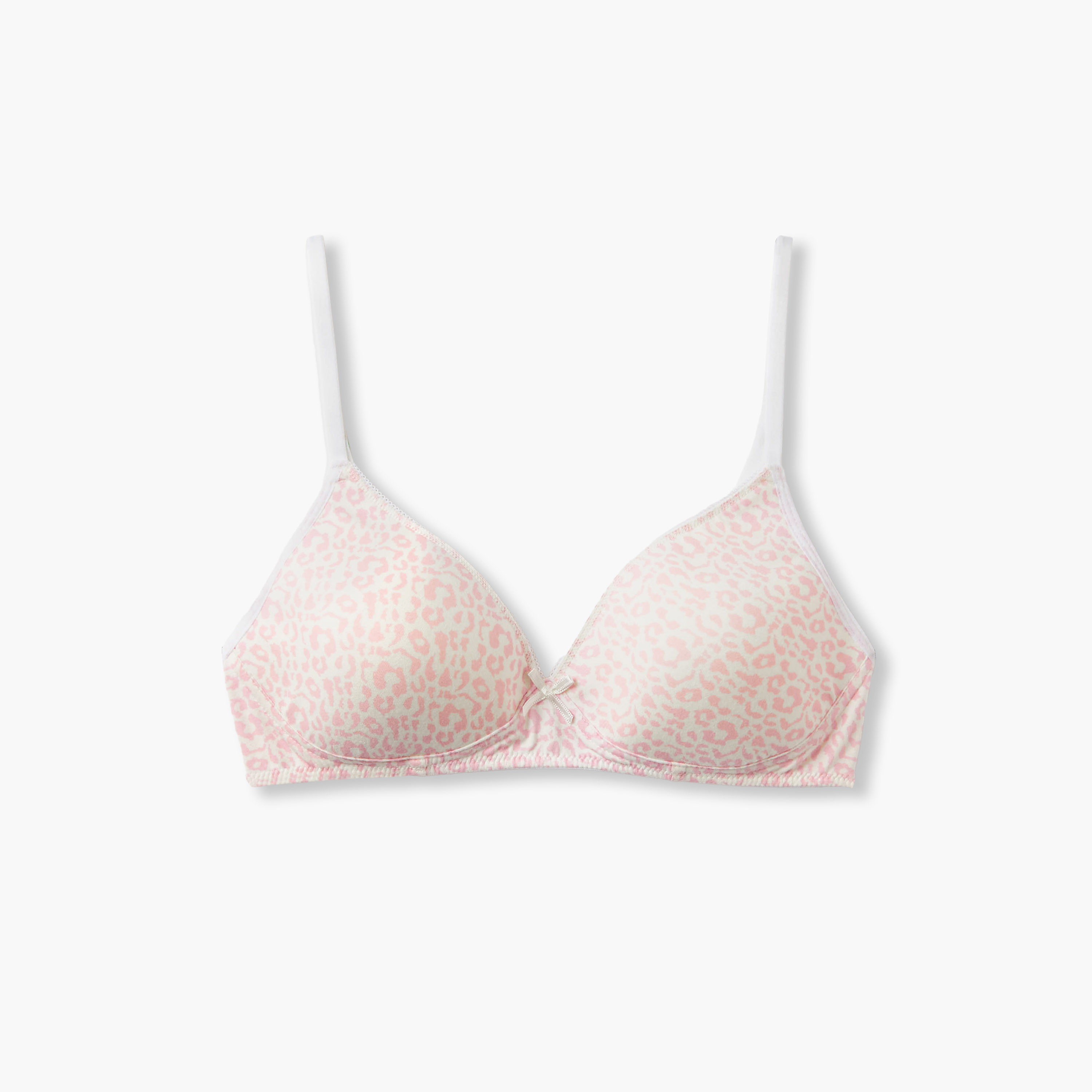 Juniors Girls Bra with Lace Trim - Cotton - Set of 2-girls-clothing-innerwear-bras-image-3