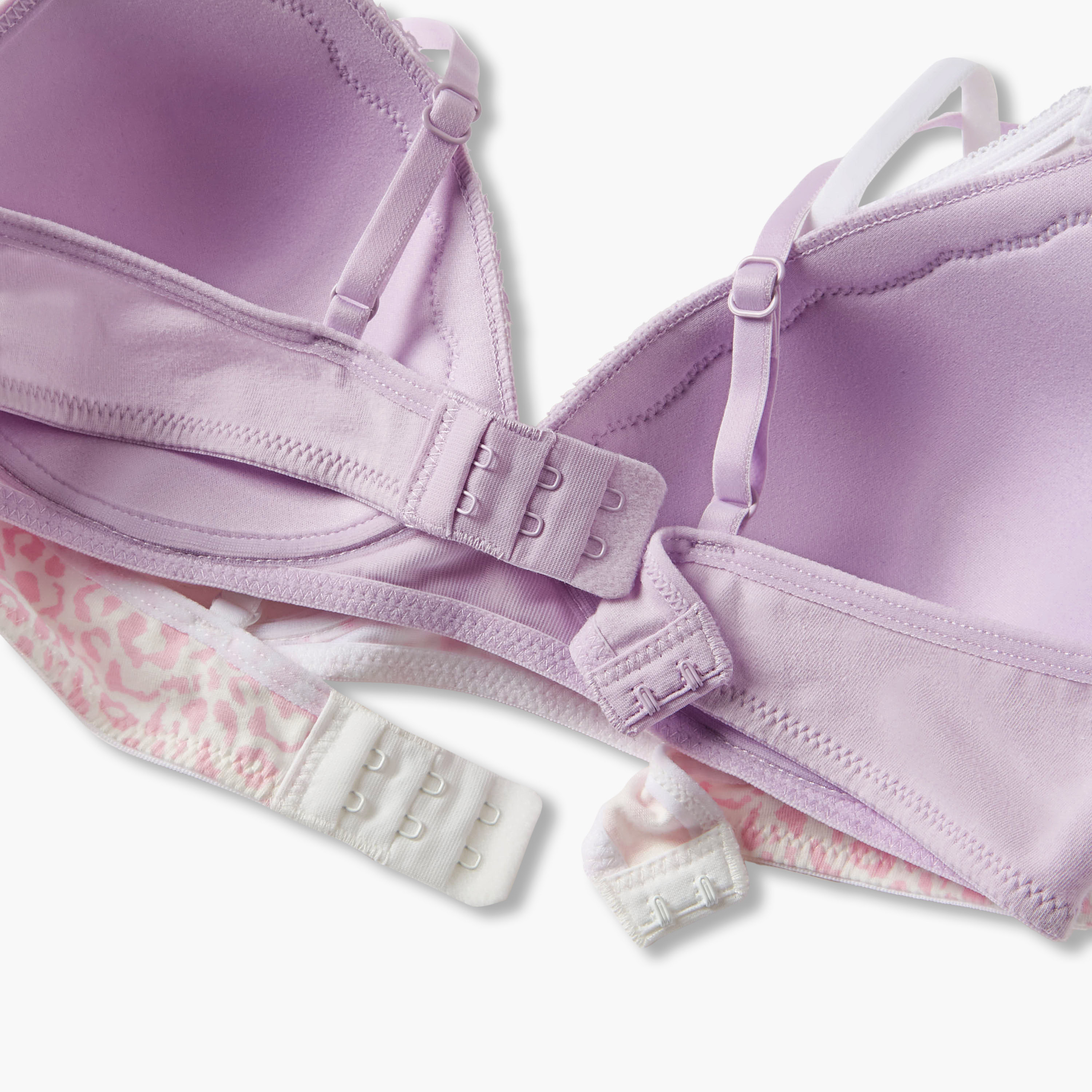 Juniors Girls Bra with Lace Trim - Cotton - Set of 2-girls-clothing-innerwear-bras-image-5