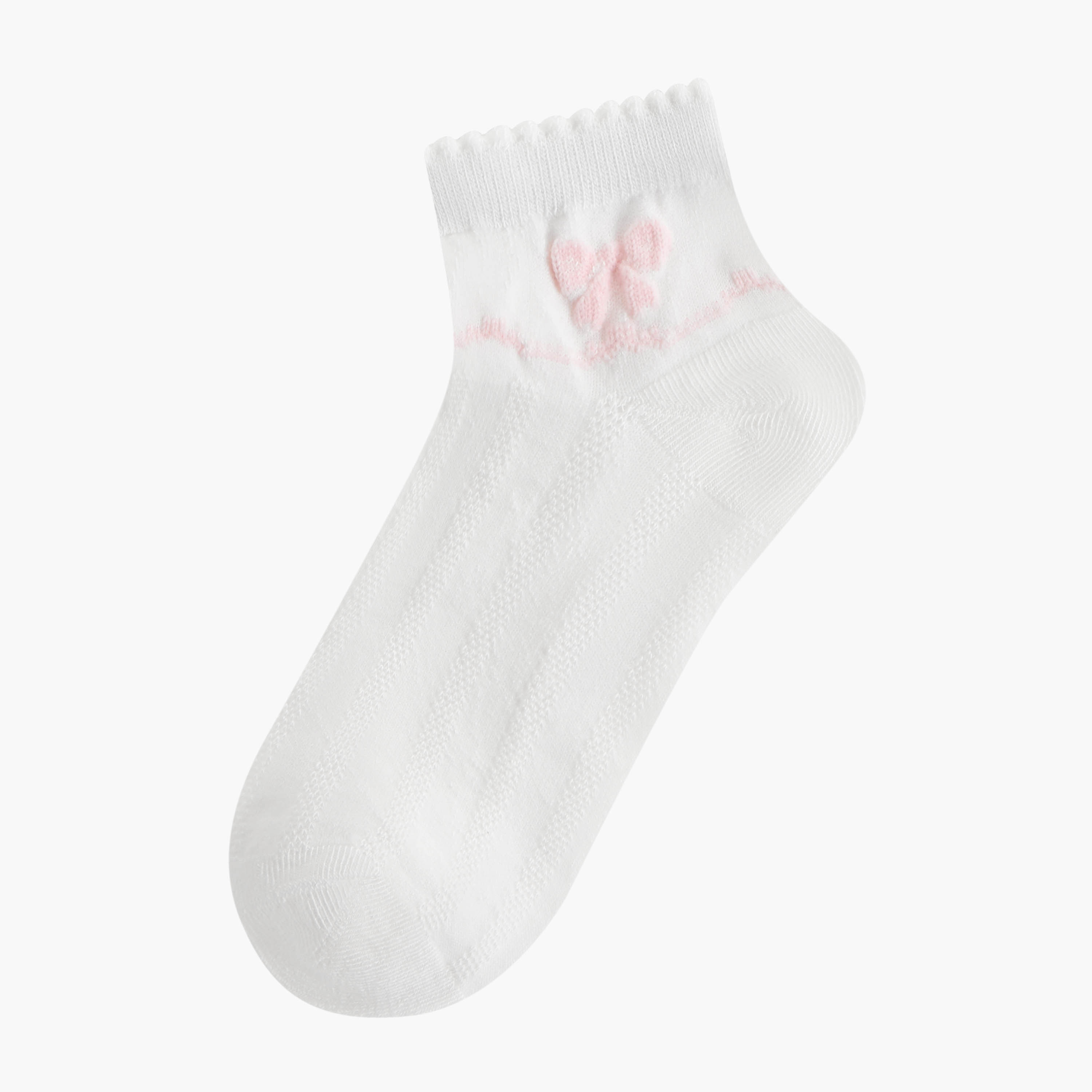 Pack of 3 Juniors Girls Socks Ankle Length-girls-accessories-socks-image-2