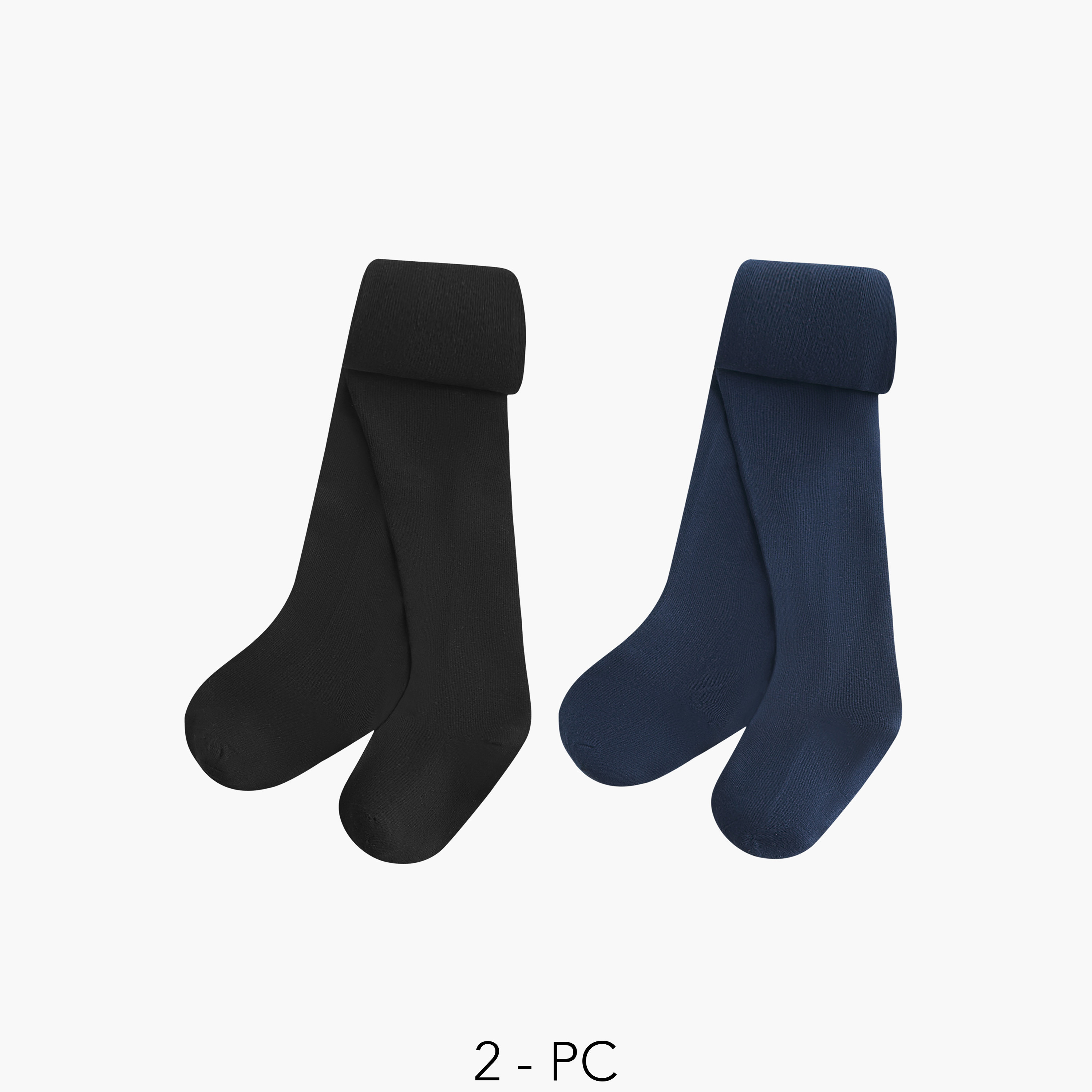 Pack of 2 Juniors Tights with Texture-girls-accessories-socks-image-2