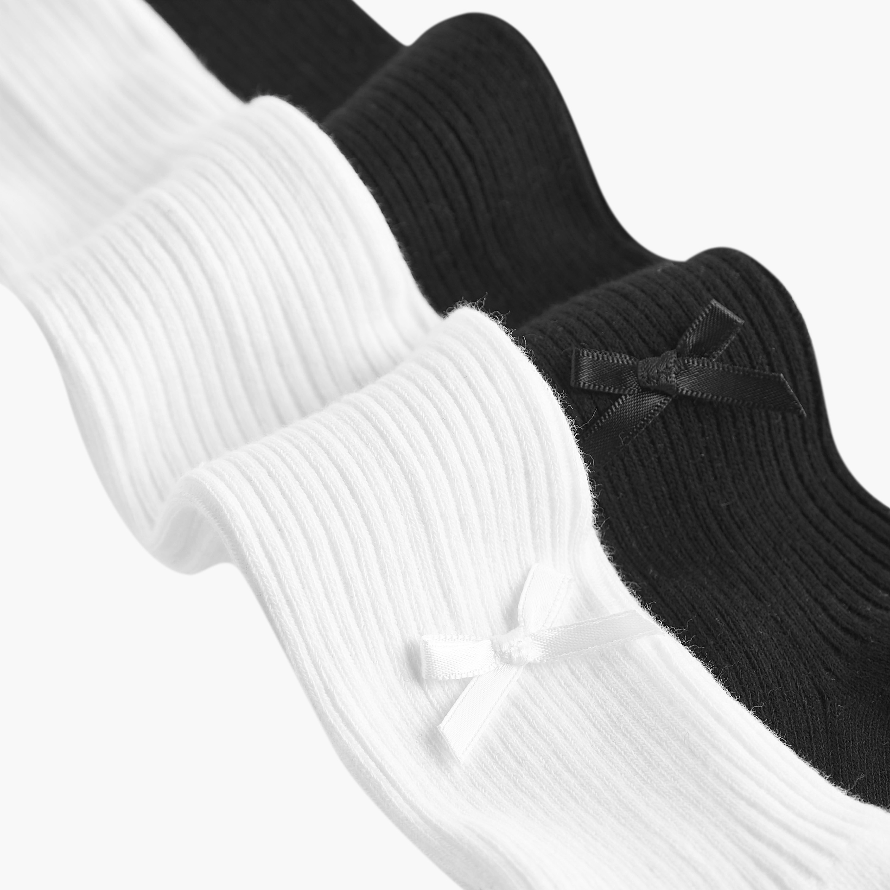 Pack of 2 Juniors Tights with Bow Accent-girls-accessories-socks-image-4