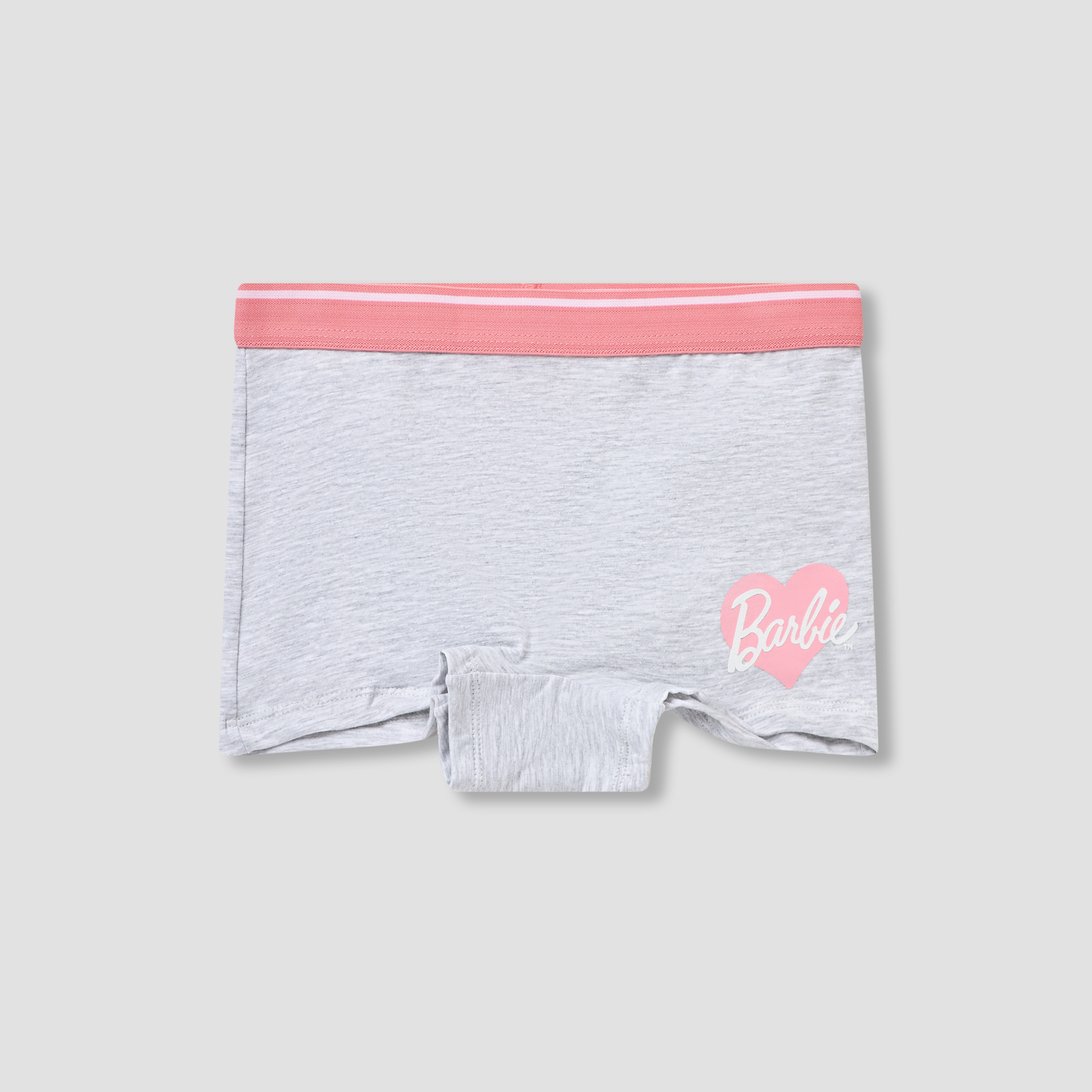 Pack of 3 Cotton Boxers with Barbie Print-girls-clothing-innerwear-panties-image-3