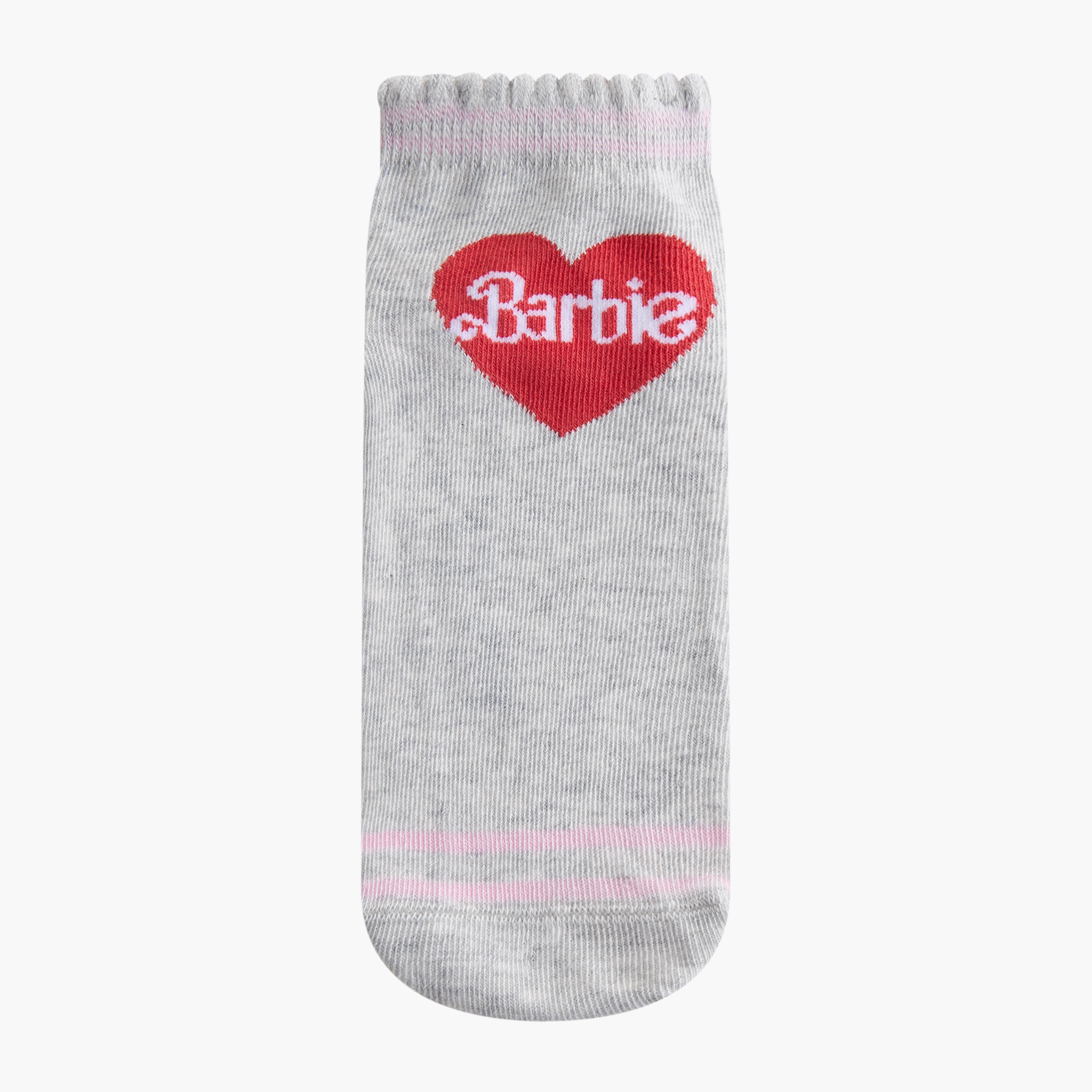 Girls Socks with Barbie Print - Set of 3-girls-accessories-socks-image-2