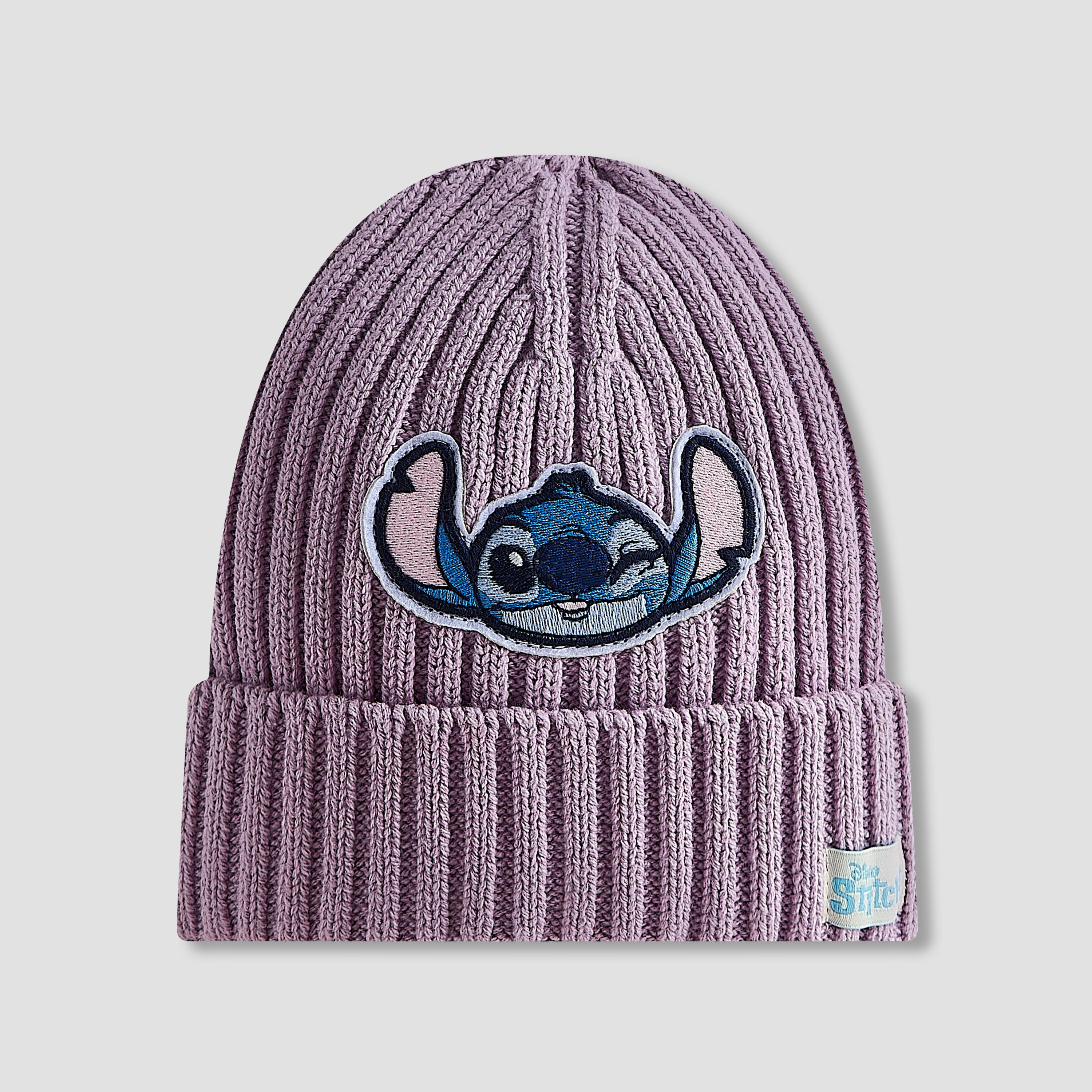 Disney Winter Beanie with Stitch Applique-girls-clothing-winterwear-winteraccessories-image-2