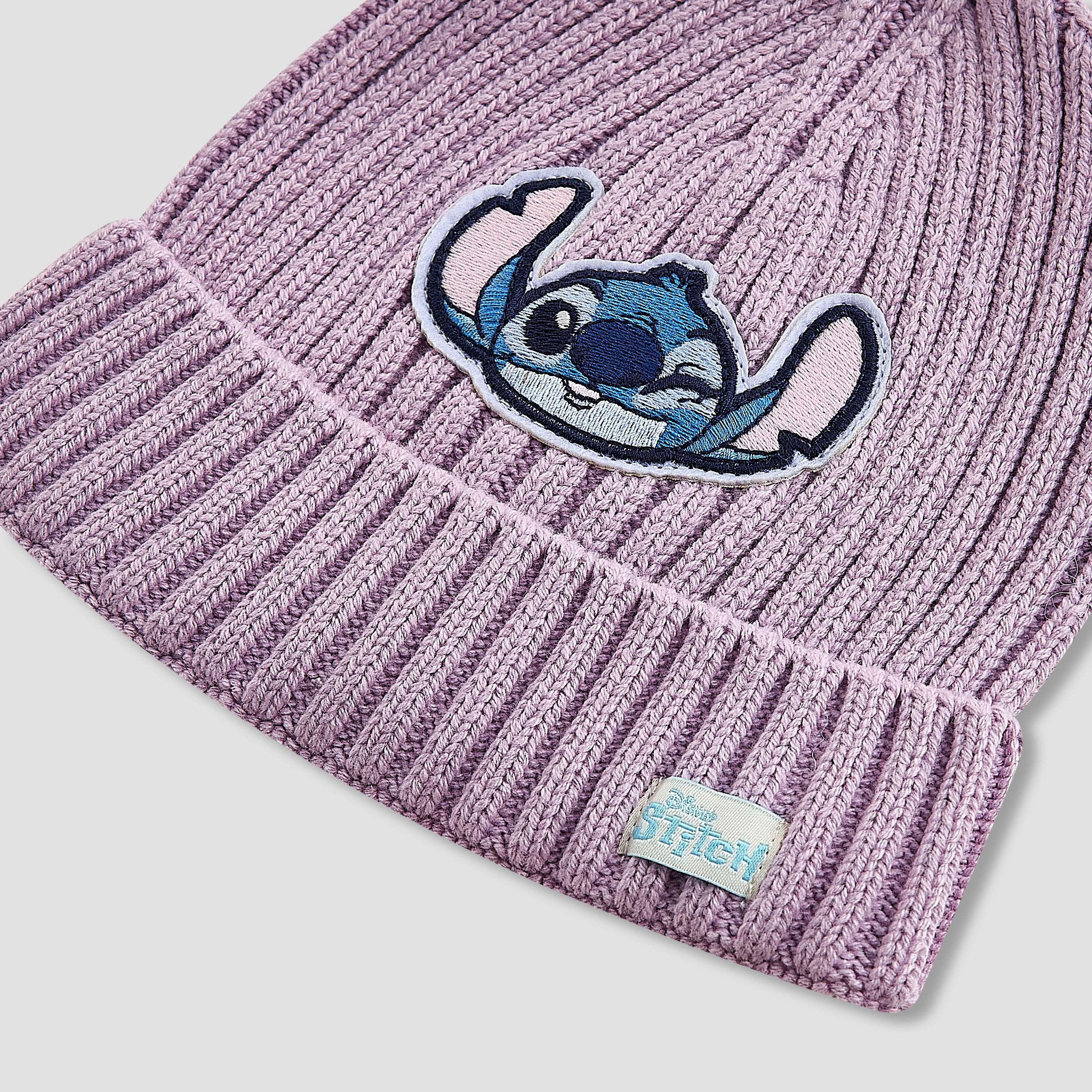 Disney Winter Beanie with Stitch Applique-girls-clothing-winterwear-winteraccessories-image-4