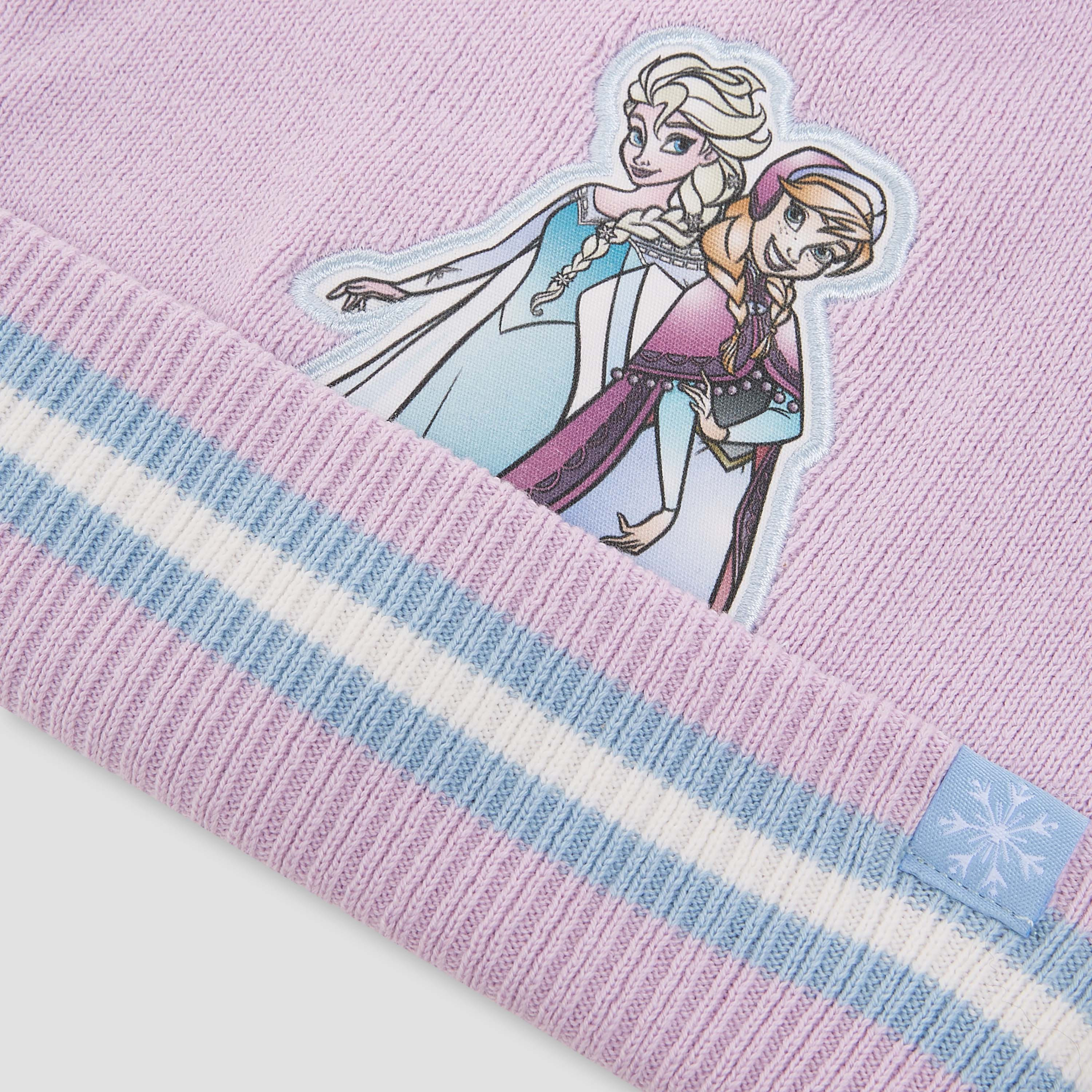 Disney Winter Beanie with Frozen Applique-girls-clothing-winterwear-winteraccessories-image-4