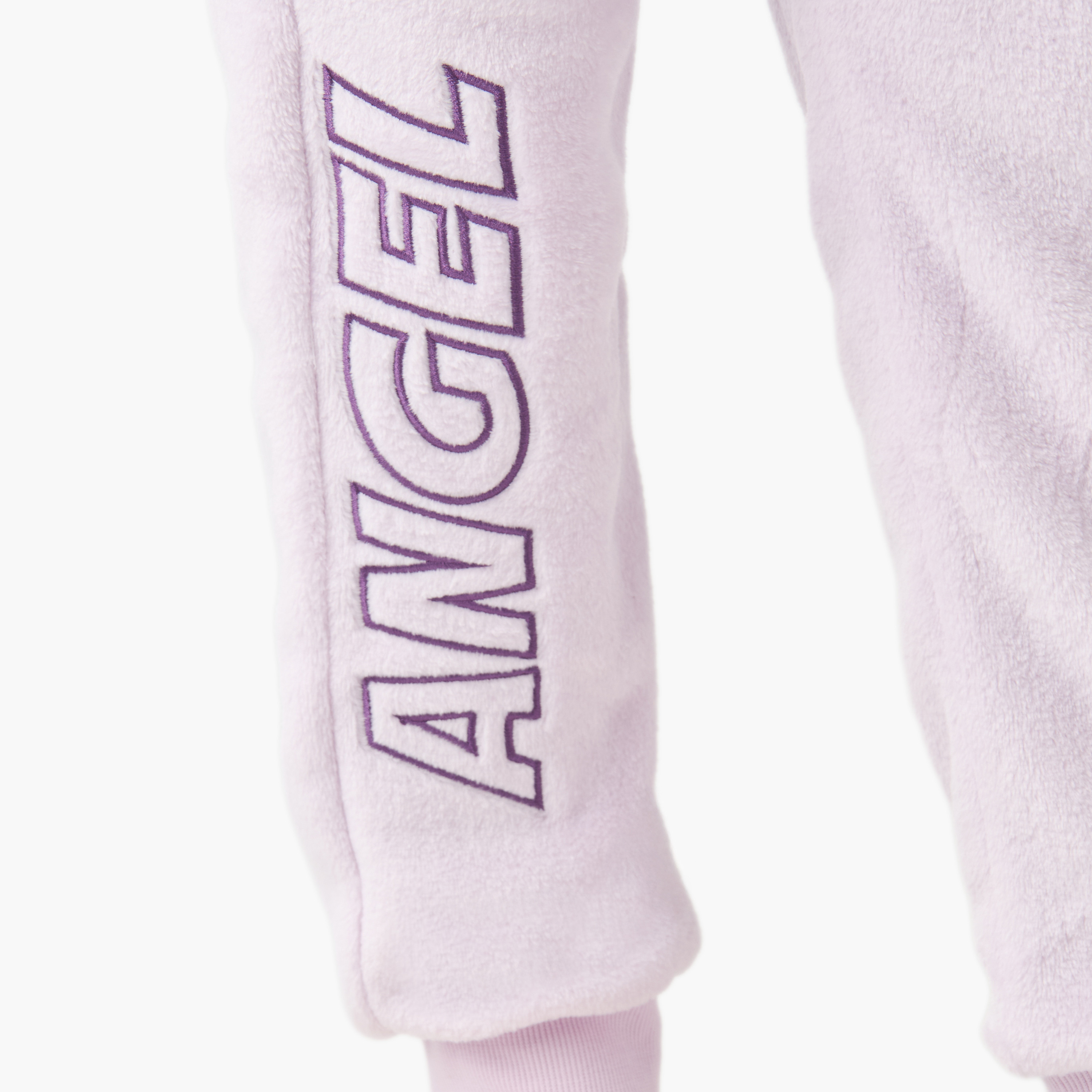 Disney Girls Sweatshirt and Pyjama Set with Stitch Angel Texture - Polyester - Long Sleeves - Hood-girls-clothing-nightwear-image-5