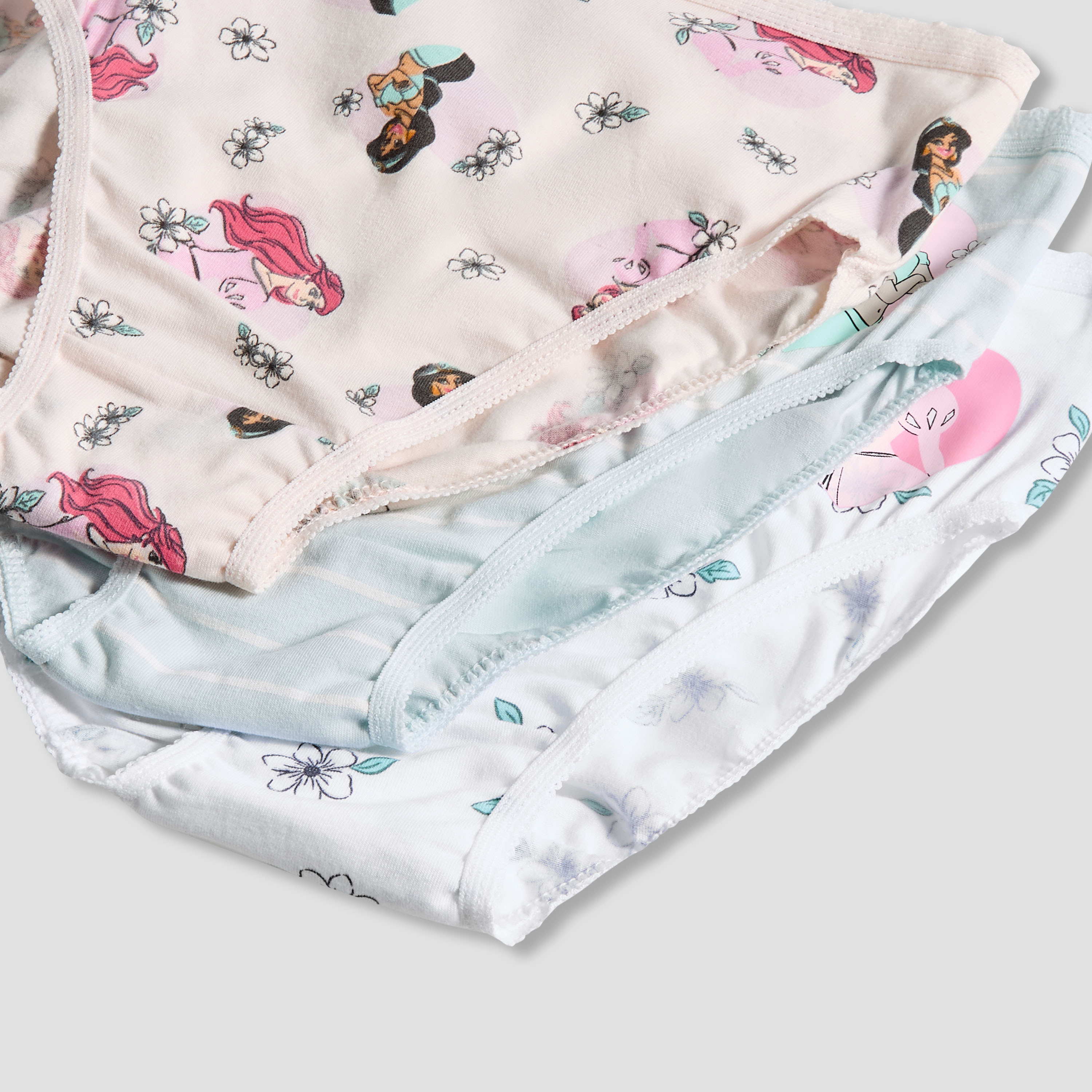 Pack of 3 Disney Cotton Briefs with Princess Print-girls-clothing-innerwear-panties-image-5