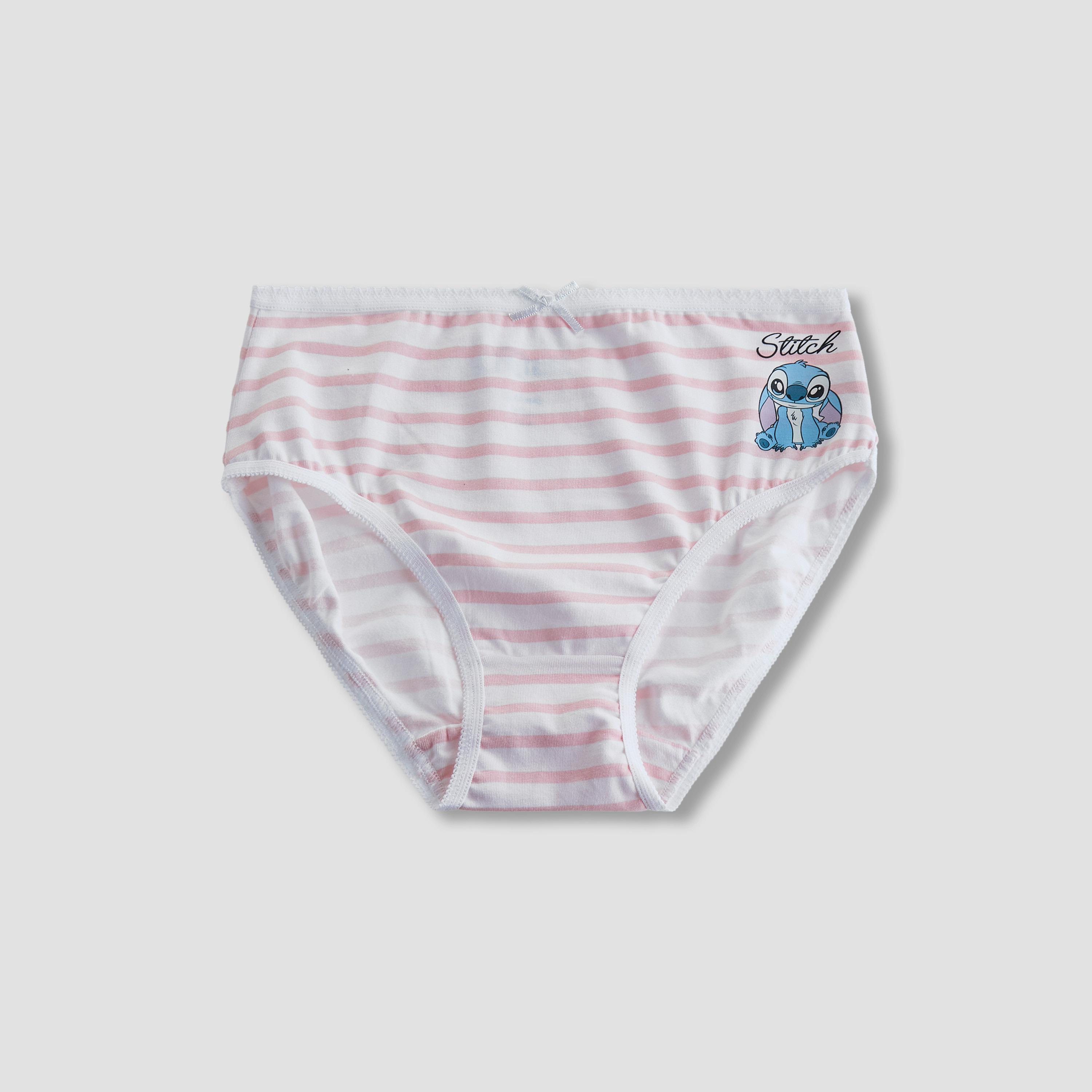 Pack of 3 Disney Cotton Briefs with Stitch Print-girls-clothing-innerwear-panties-image-2