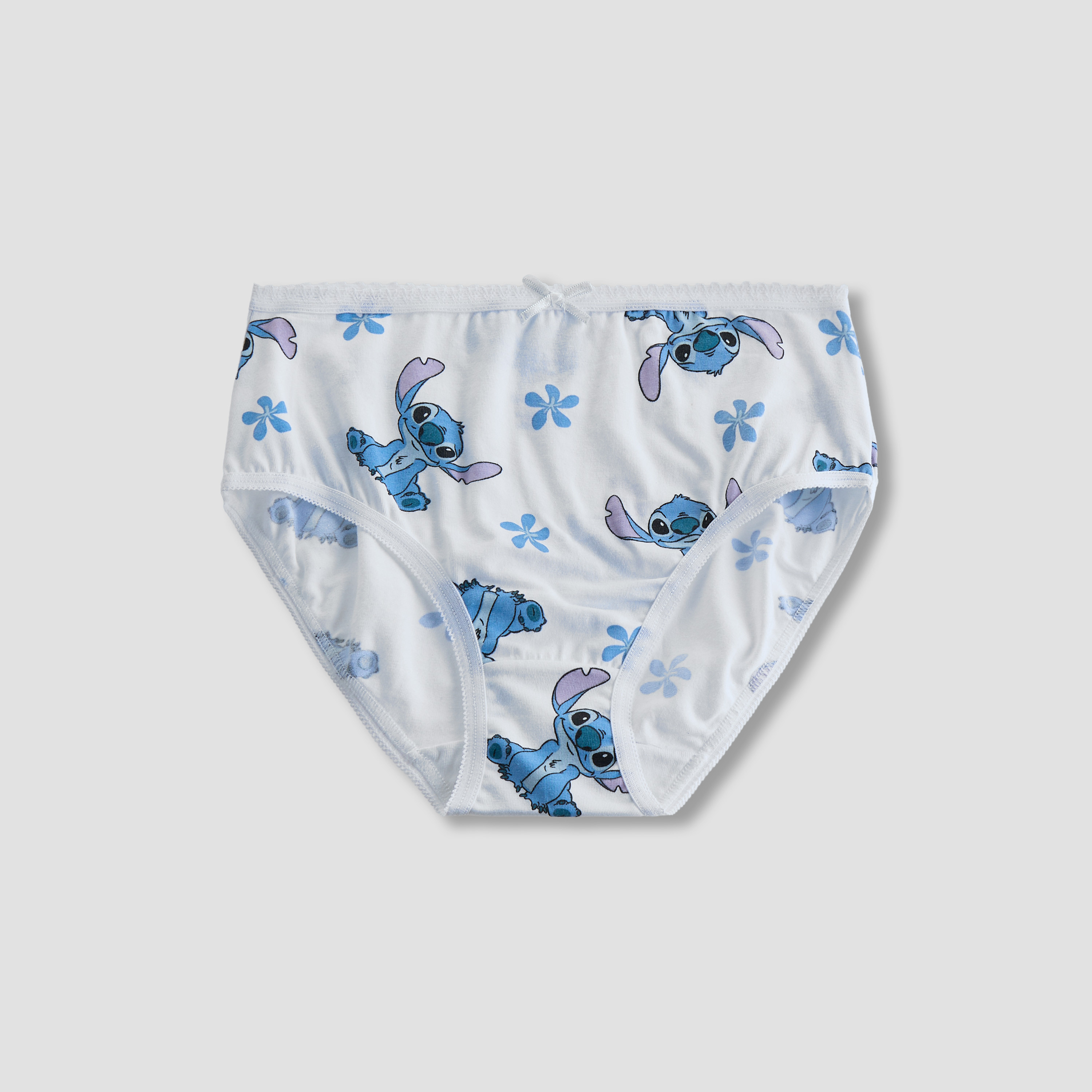 Pack of 3 Disney Cotton Briefs with Stitch Print-girls-clothing-innerwear-panties-image-4