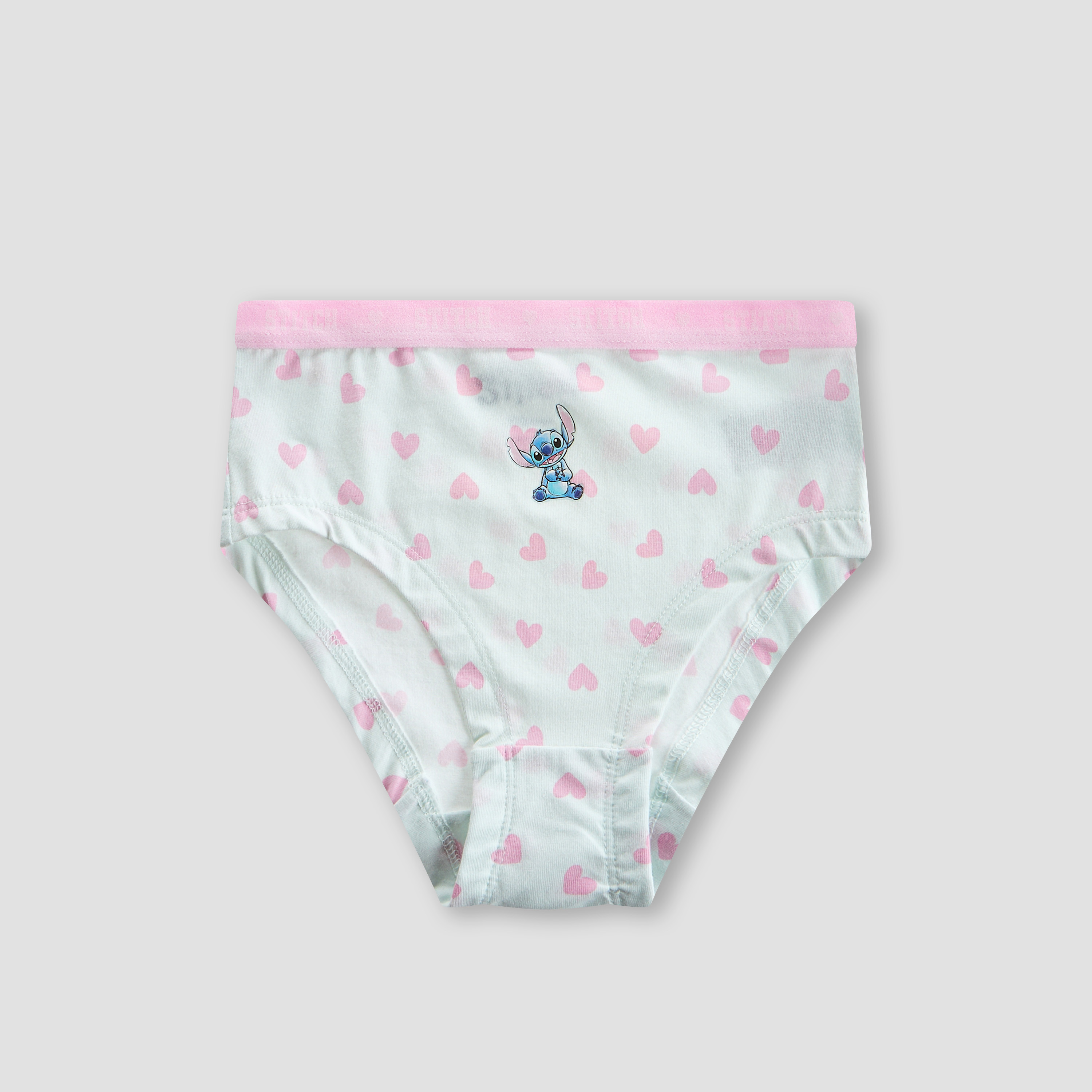 Pack of 7 Disney Cotton Briefs with Stitch and Angel Print-girls-clothing-innerwear-panties-image-3
