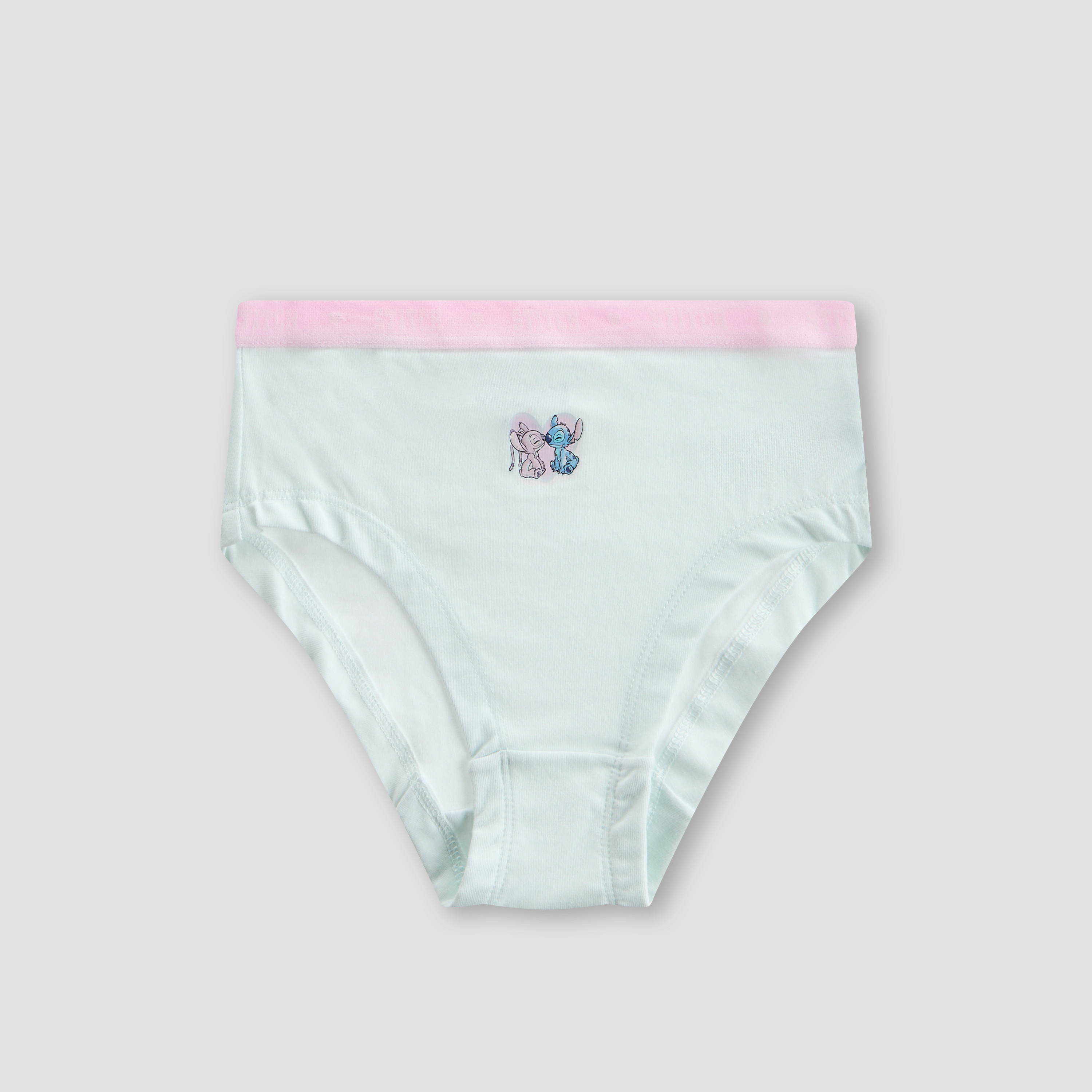 Pack of 7 Disney Cotton Briefs with Stitch and Angel Print-girls-clothing-innerwear-panties-image-4