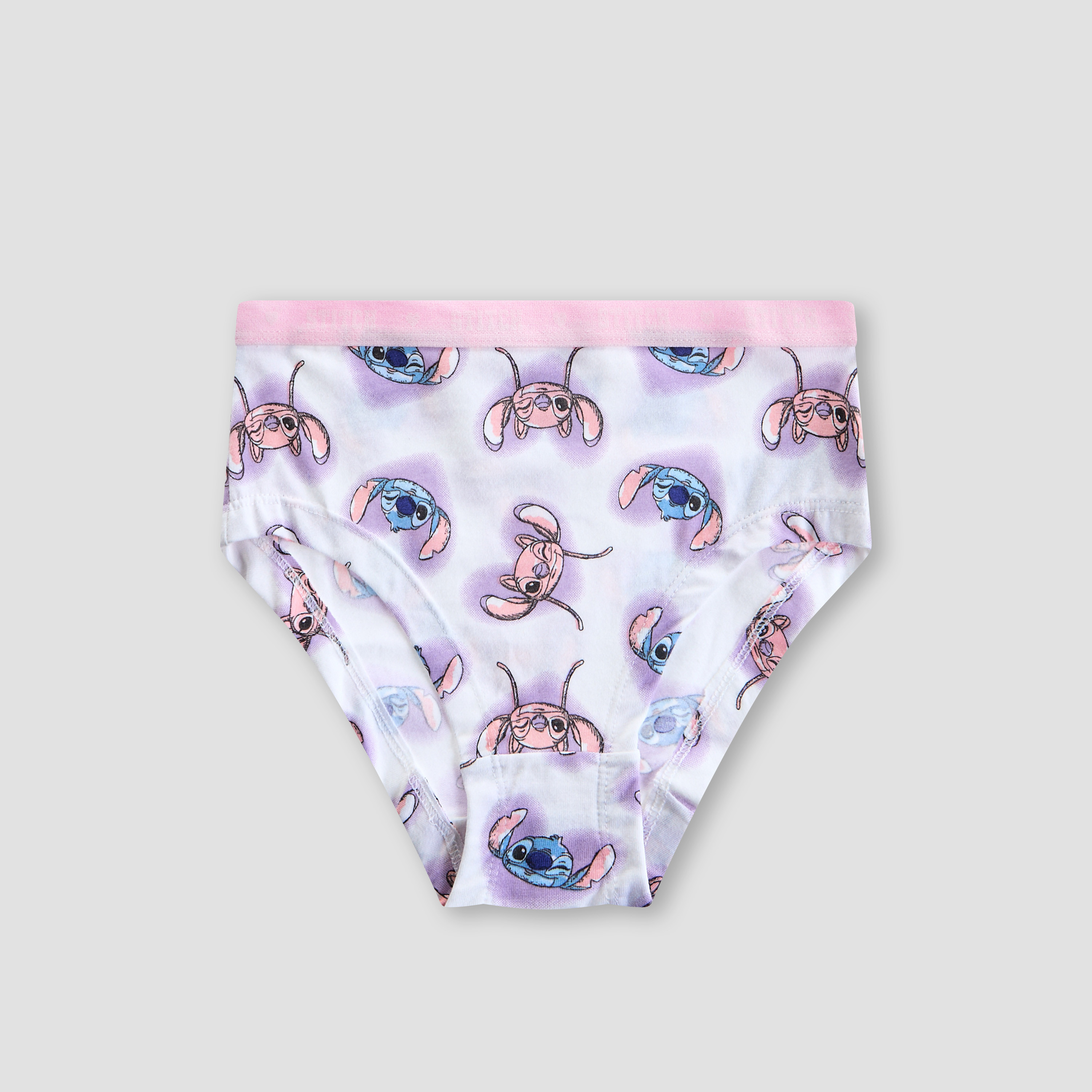 Pack of 7 Disney Cotton Briefs with Stitch and Angel Print-girls-clothing-innerwear-panties-image-7