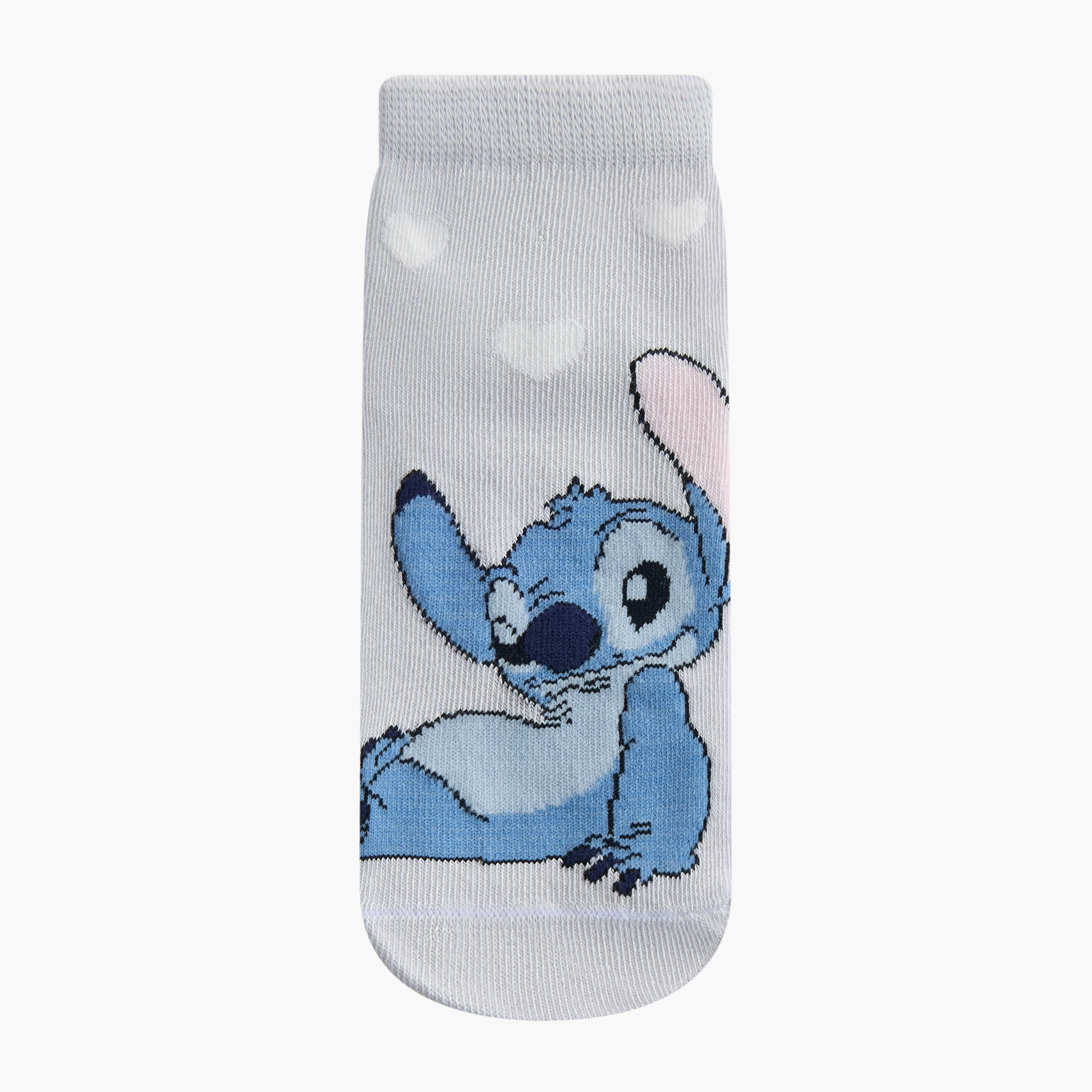 Disney Girls Socks with Angel and Stitch Print - Set of 3-girls-accessories-socks-image-2