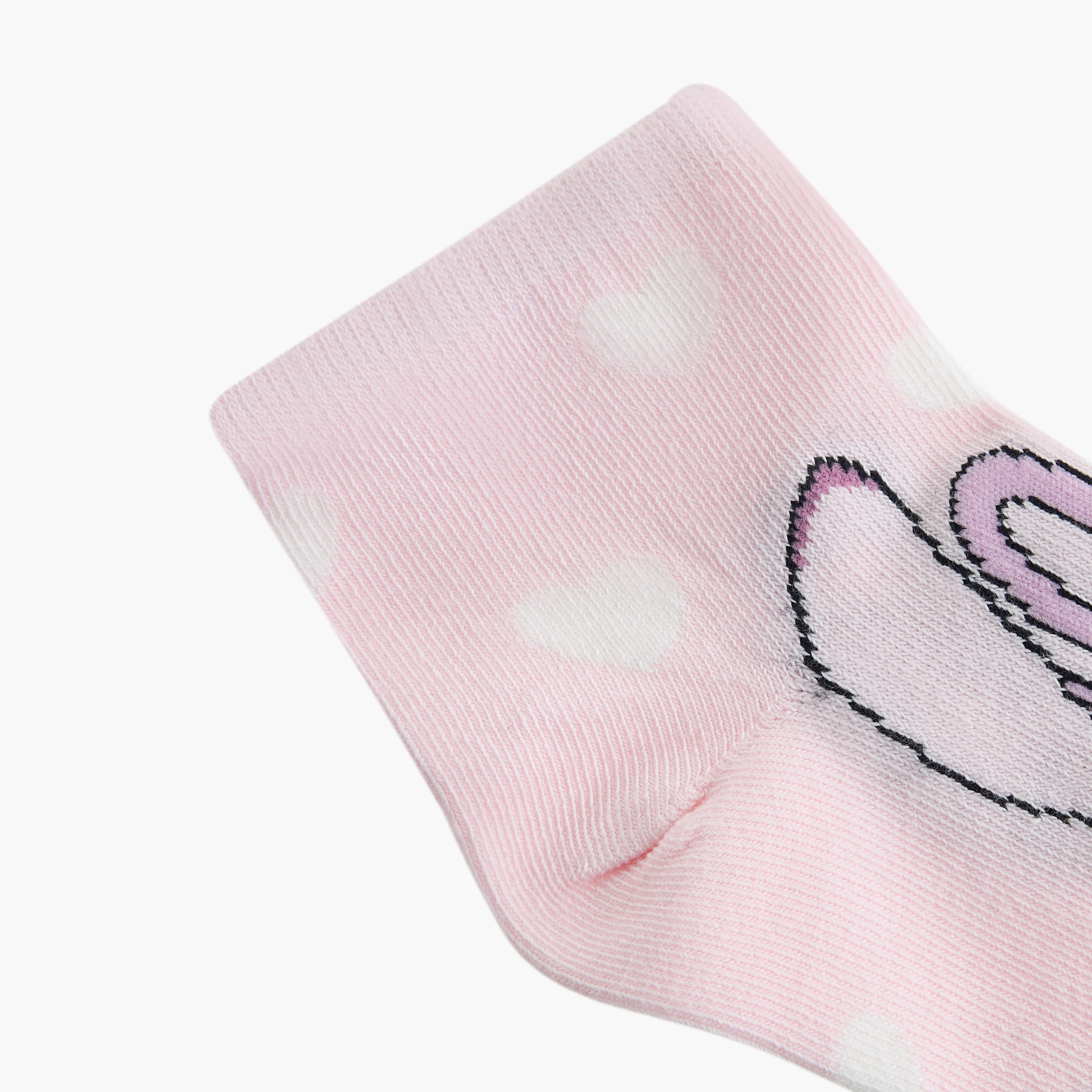 Disney Girls Socks with Angel and Stitch Print - Set of 3-girls-accessories-socks-image-5