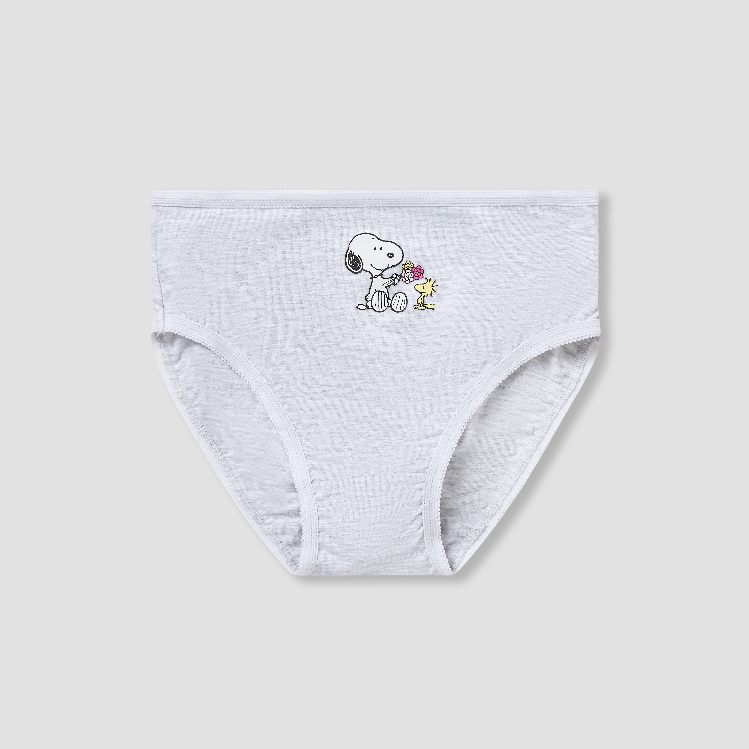 Pack of 3 Cotton Briefs with Snoopy Print-girls-clothing-innerwear-panties-image-4