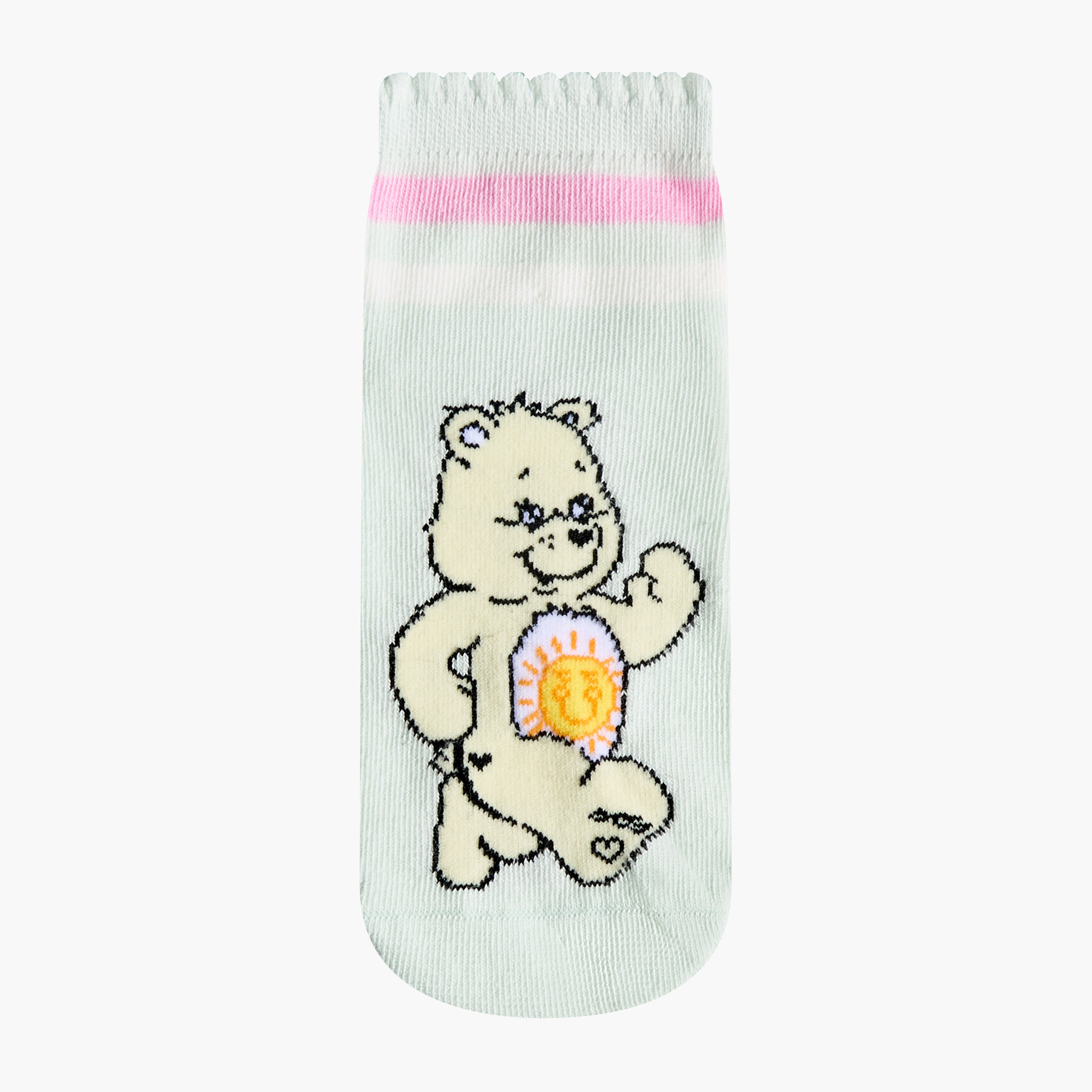 Pack of 3 Cloud Co Baby Girls Socks with Care Bears Print-girls-accessories-socks-image-2