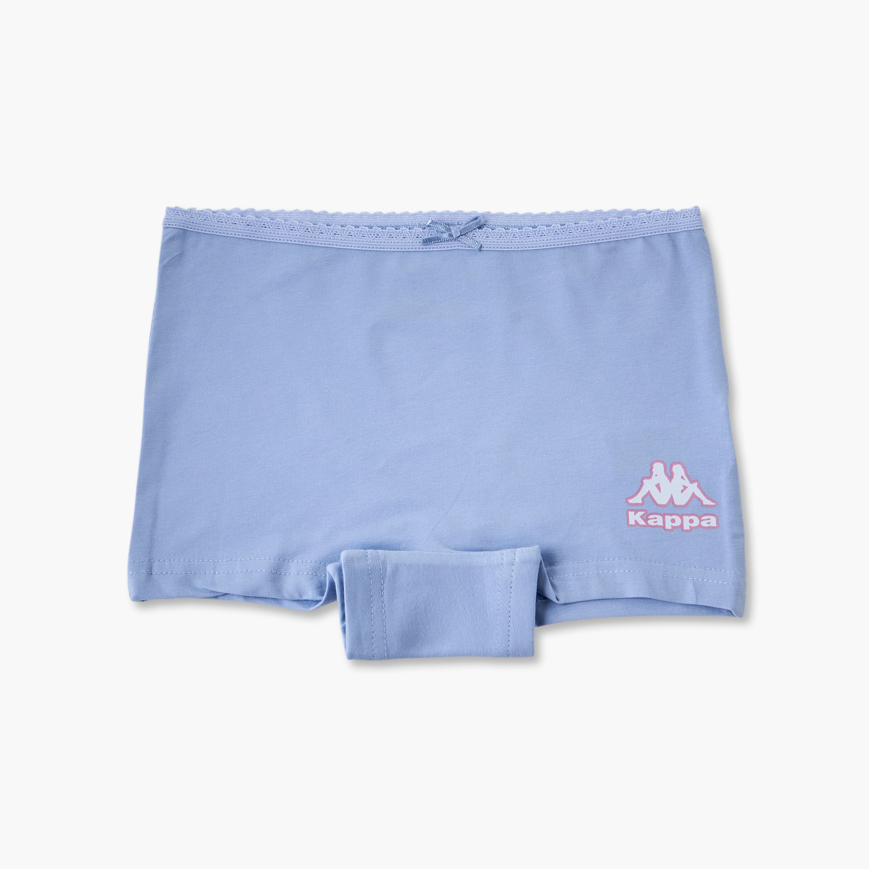 Pack of 3 Kappa Cotton Boyshort Briefs with Logo Print-girls-clothing-innerwear-panties-image-4