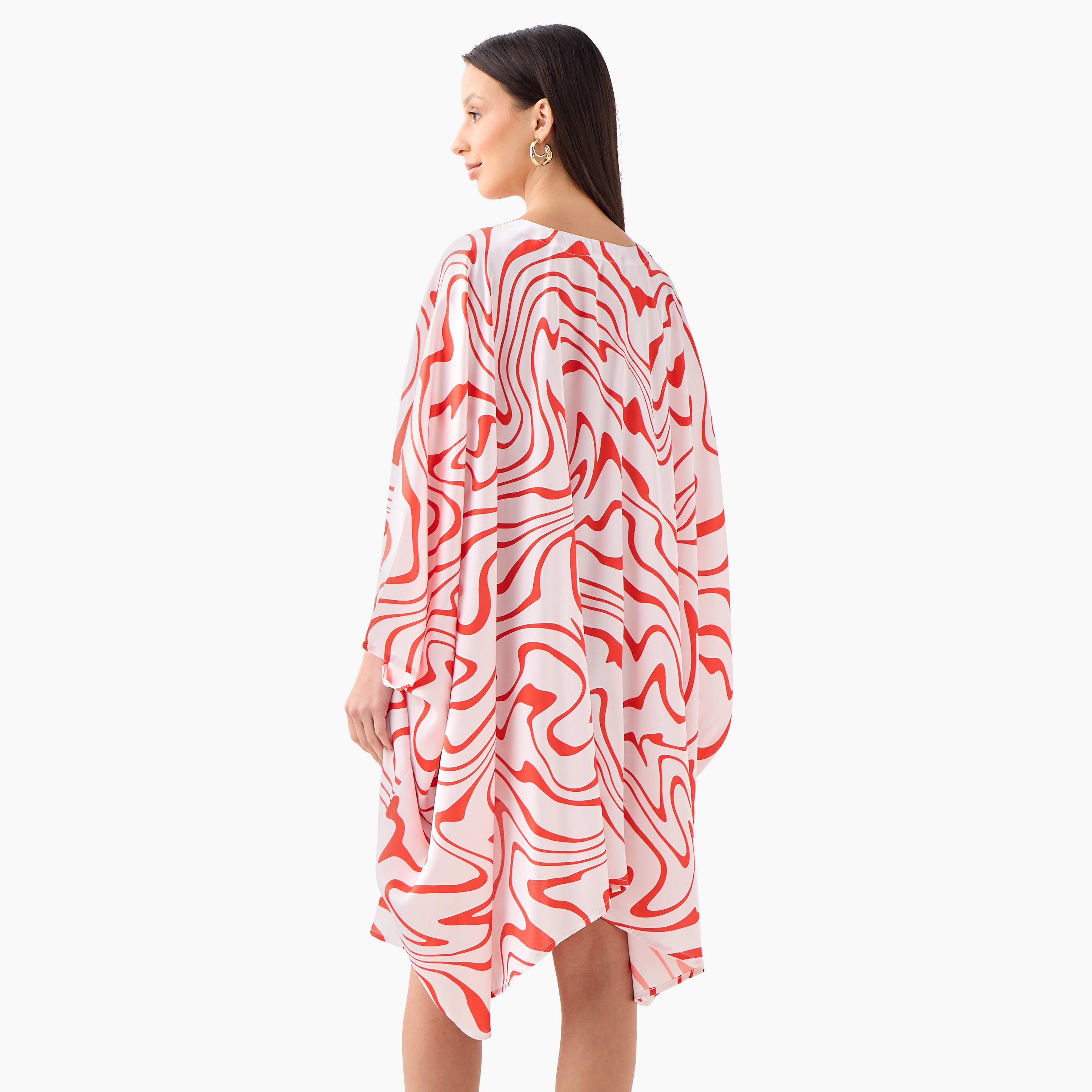 فستان قفطان بياقة V وطبعات من فيور-women-clothing-dresses-image-3