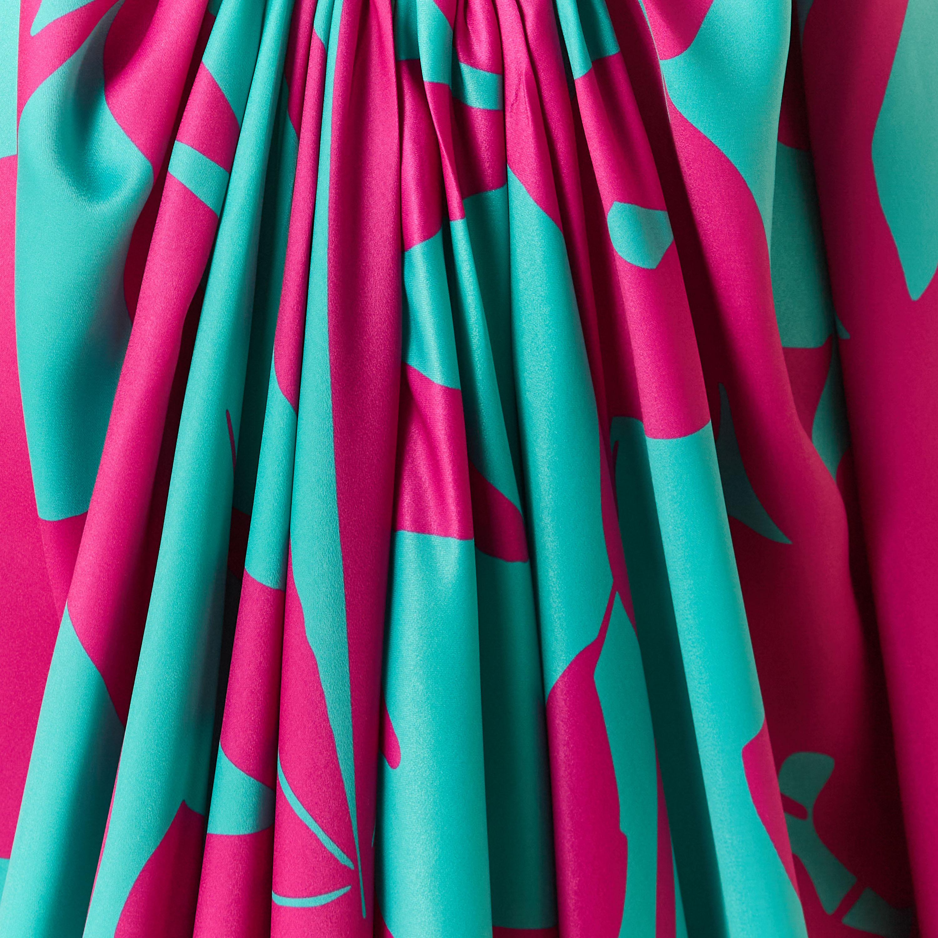 FYOR All-Over Floral Print Kaftan Dress with Ruched Detail-women-clothing-dresses-image-9