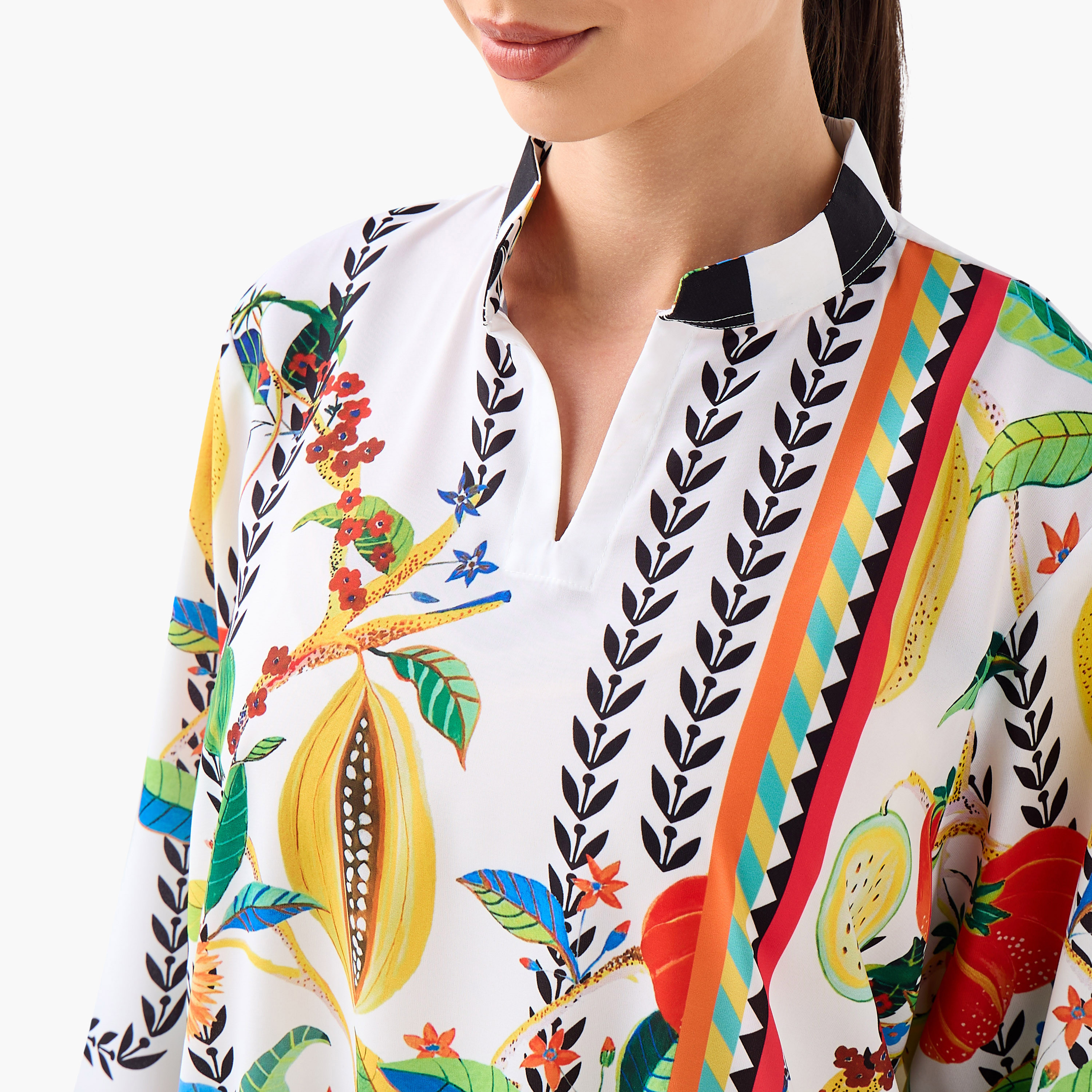 طقم تونيك وبنطلون بطبعات من فيور-women-clothing-coordsets-image-5