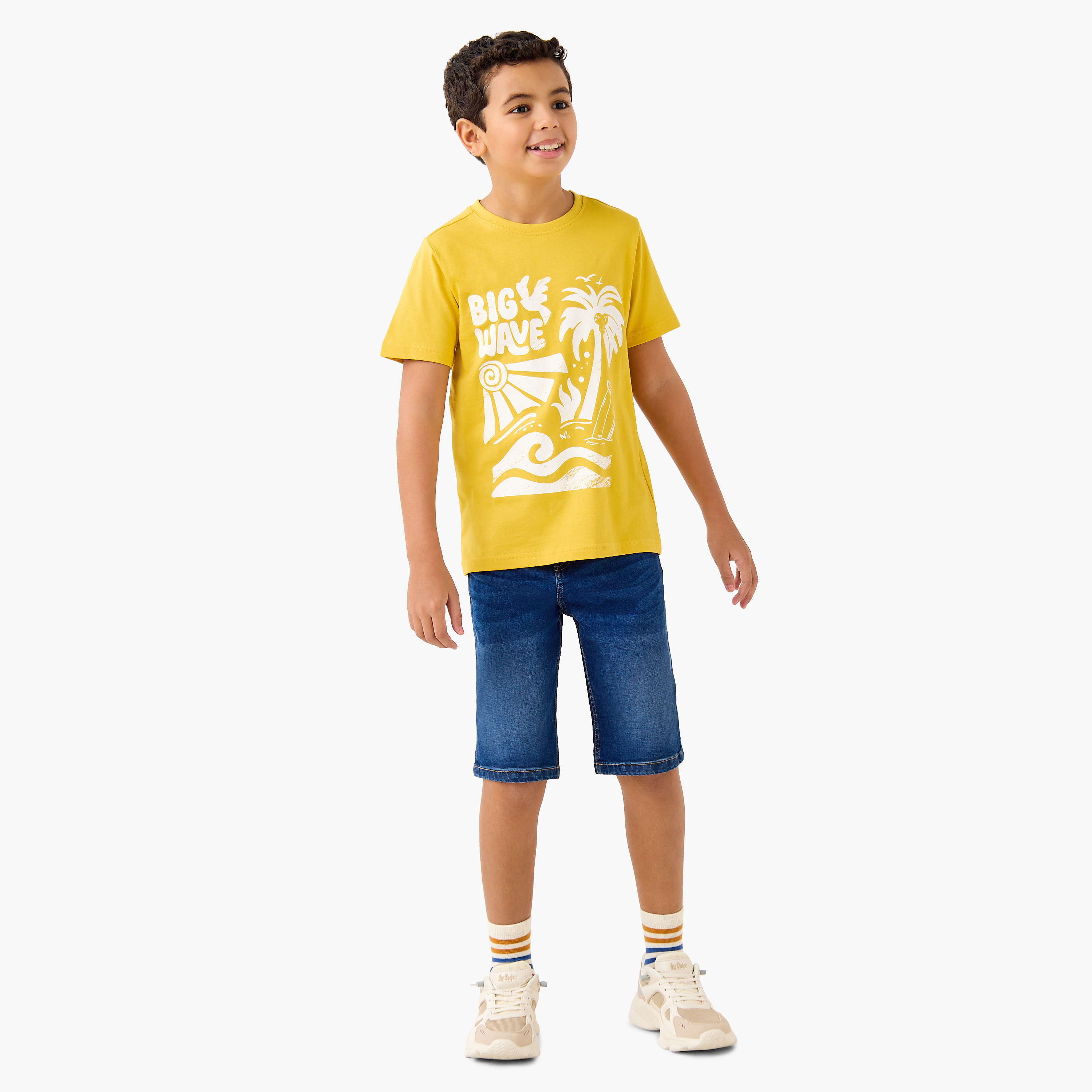 تيشيرت بأكمام قصيرة وطبعات من جونيورز-boys-clothing-tshirtsandpolos-image-2